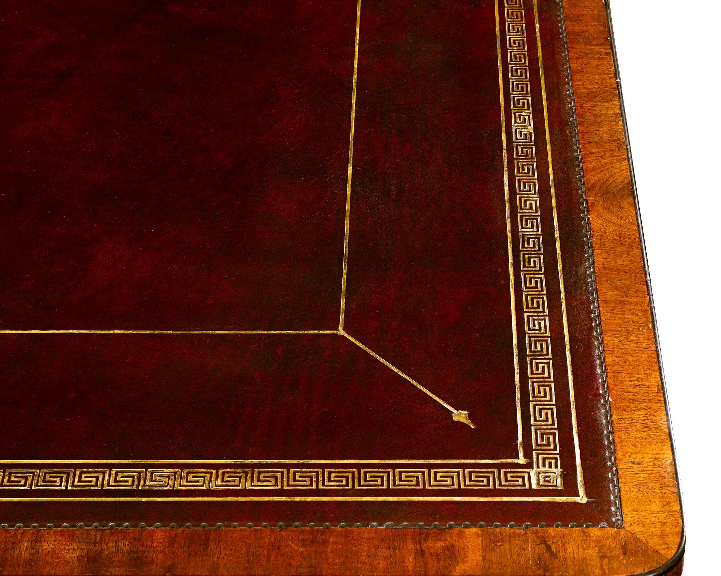 English Mahogany Writing Table - Image 4