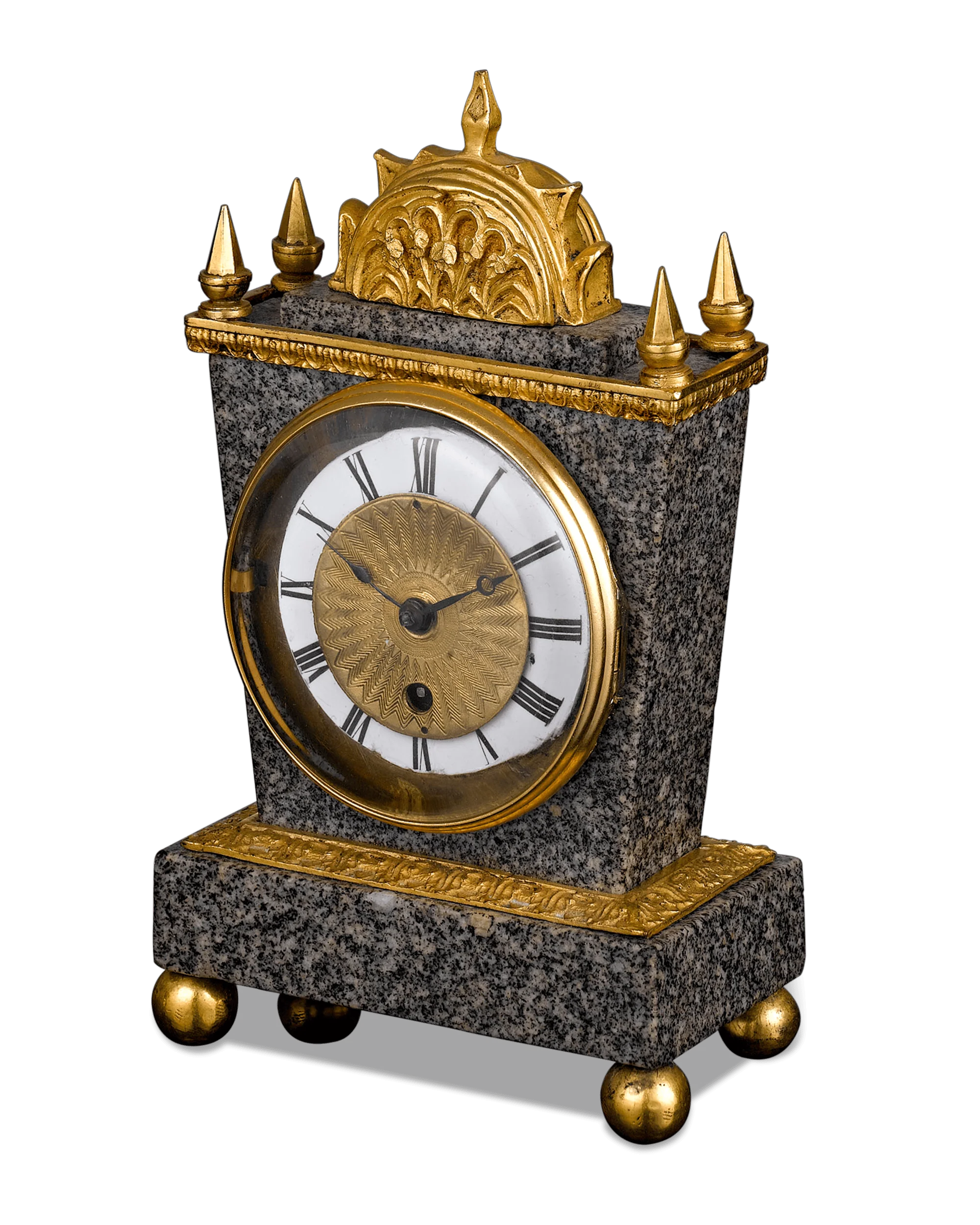 English Porphyry Clock by Ellicott - Image 3