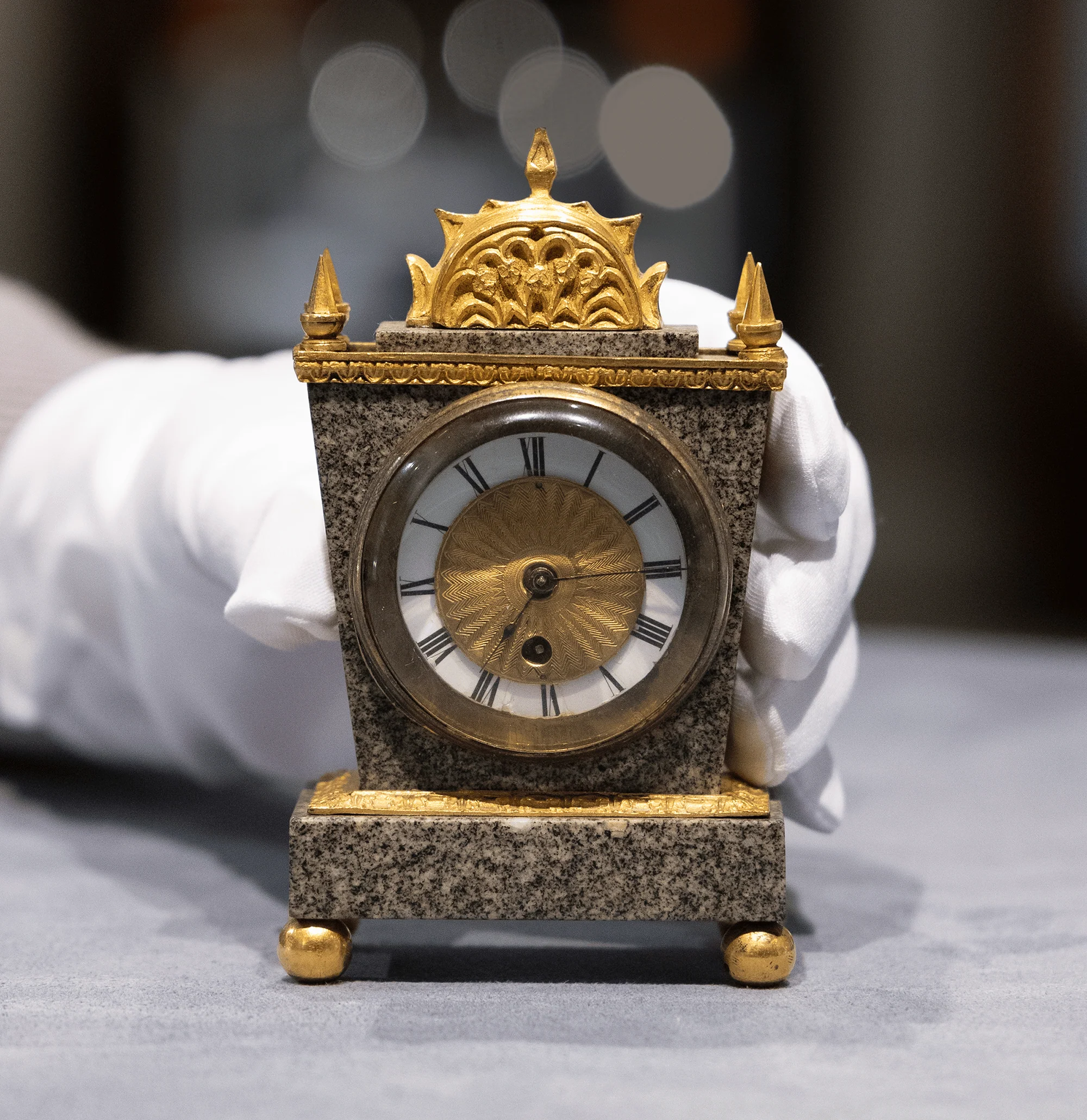 English Porphyry Clock by Ellicott - Image 4