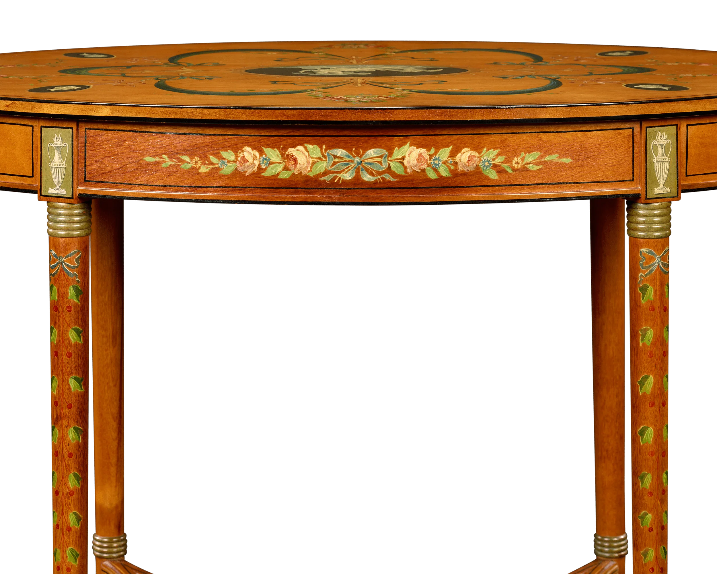 English Satinwood Parlor Tables - Image 6