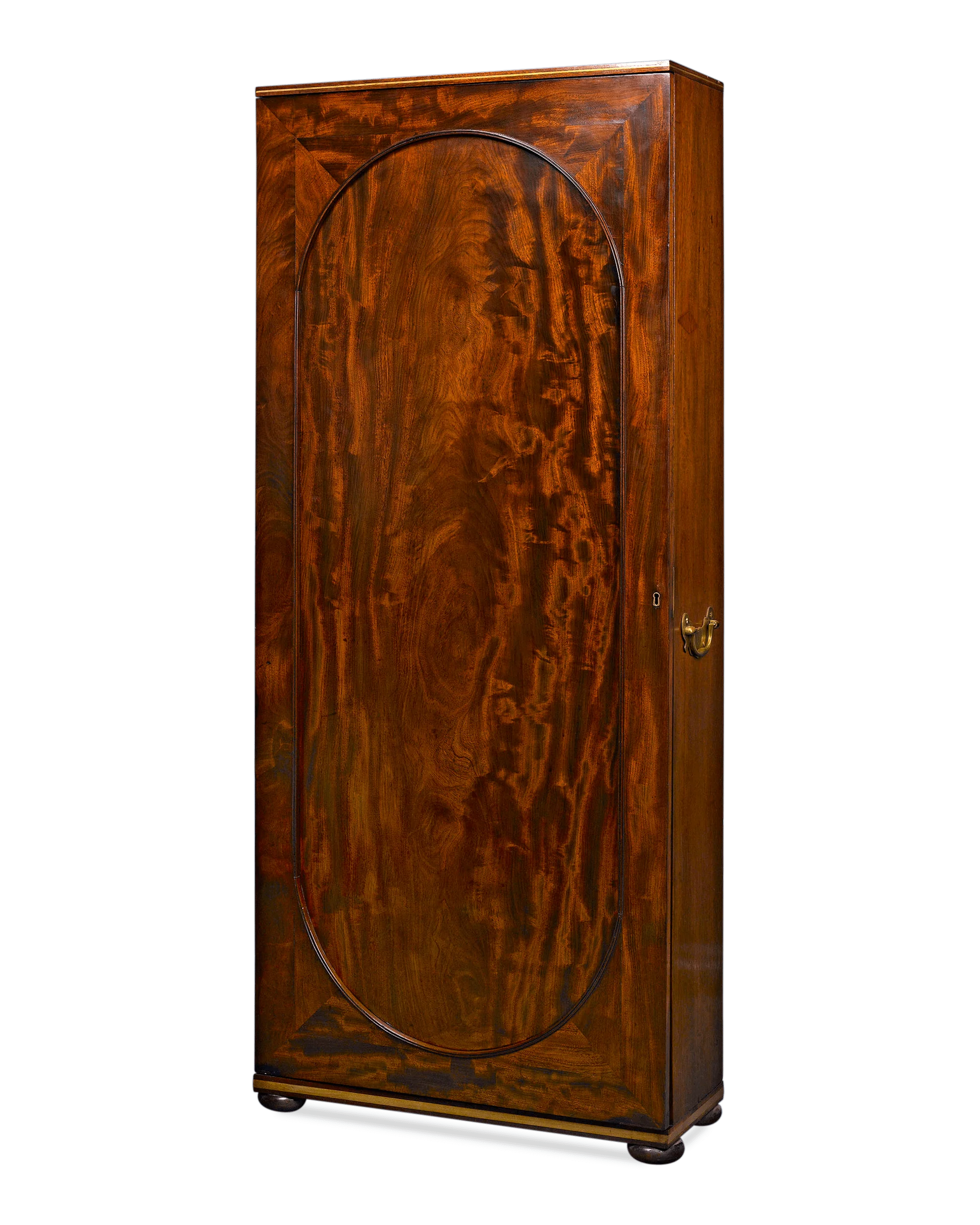 English Upright Cane Cabinet - Image 4