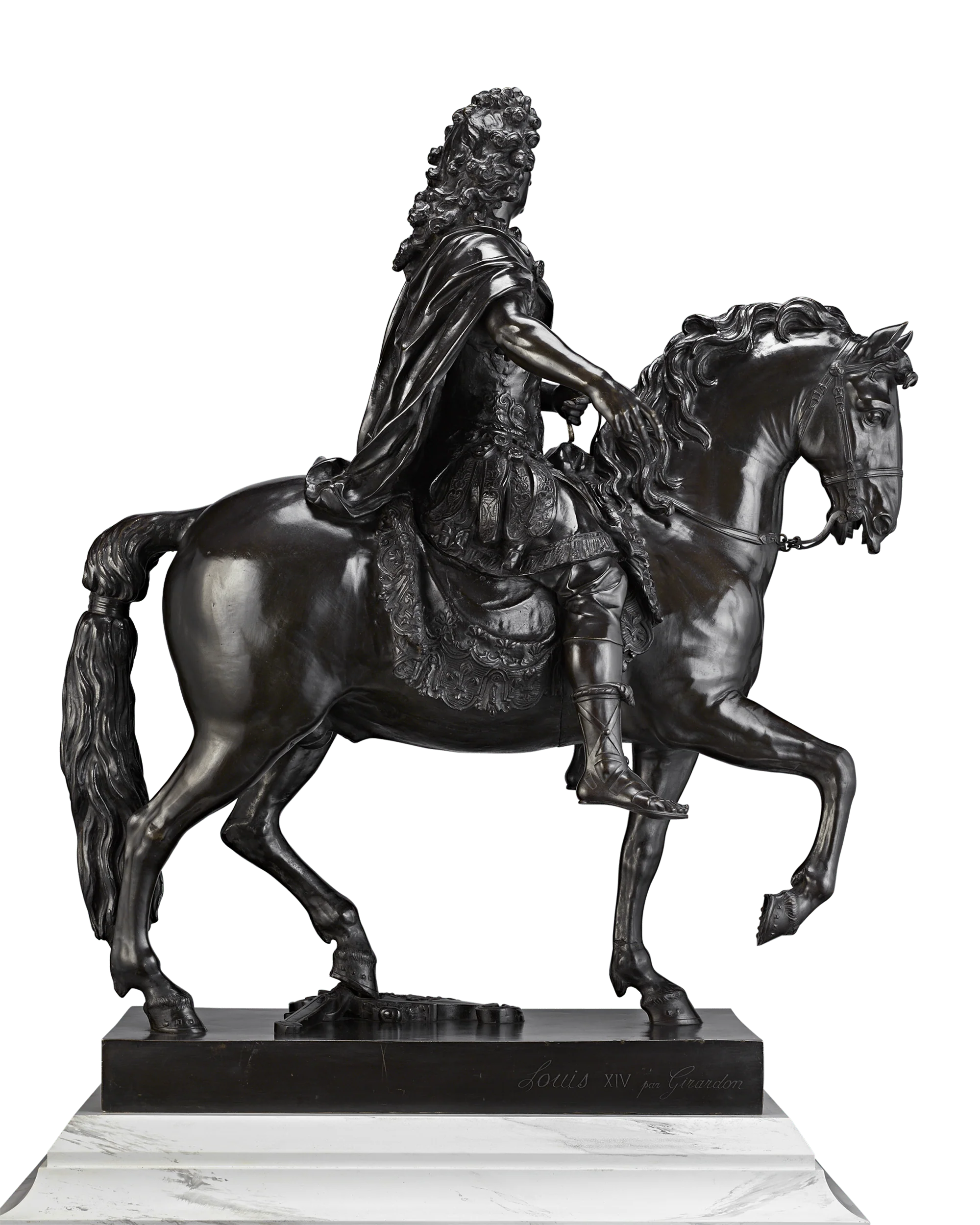 Equestrian Portrait of Louis XIV by Girardon - Image 4