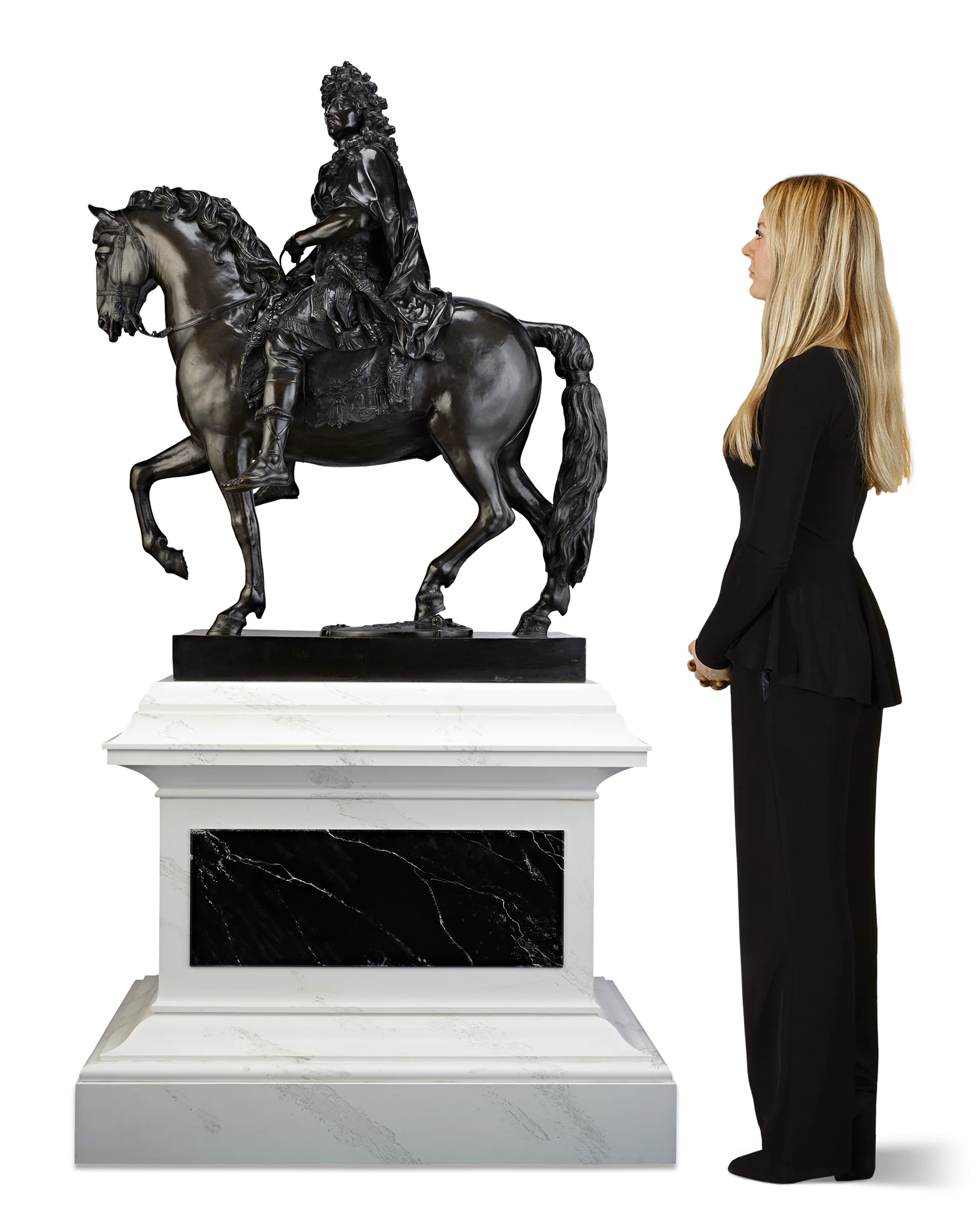 Equestrian Portrait of Louis XIV by Girardon - Image 8