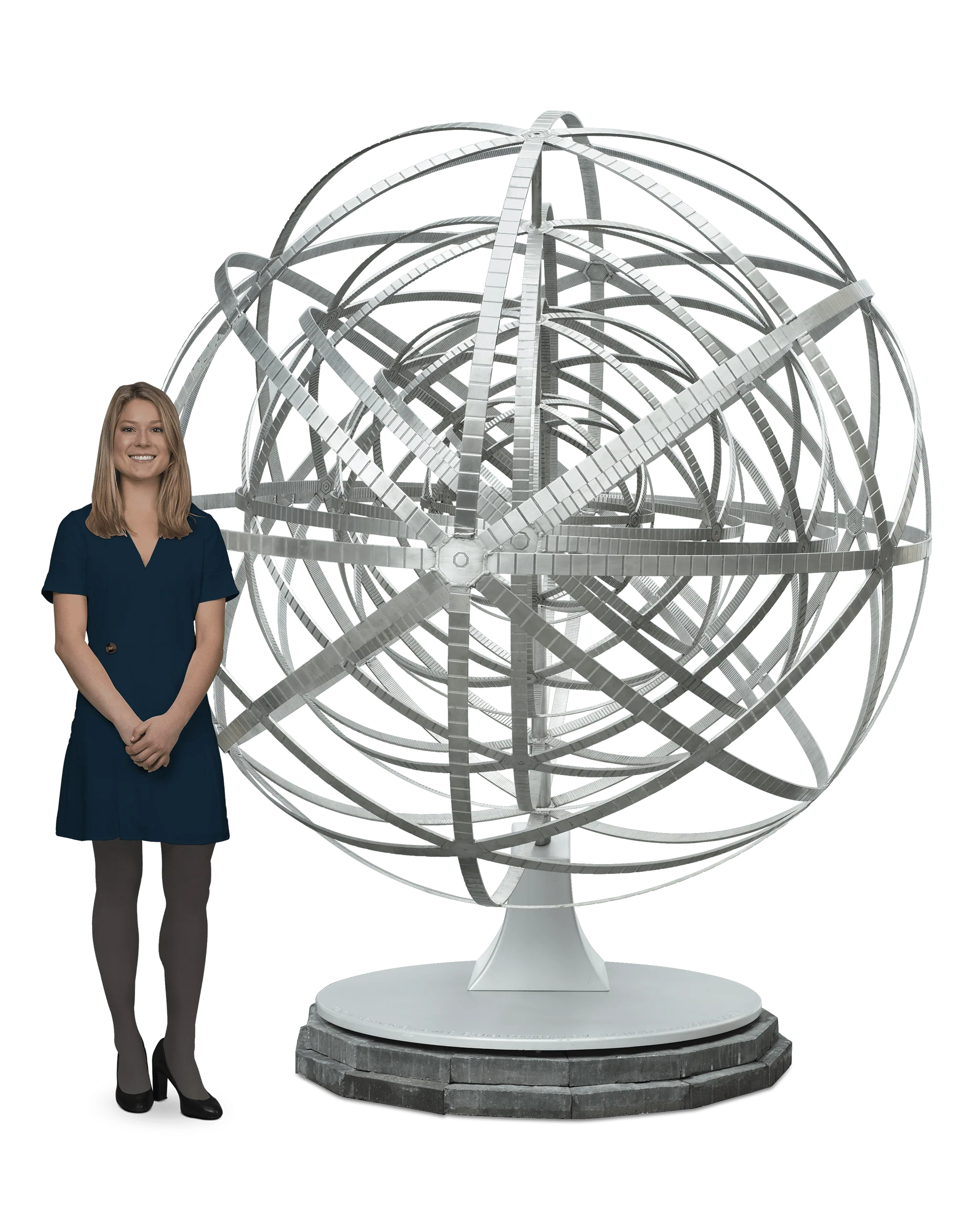 Escher-Inspired Sculpture "Concentric Rinds" by Zadora-Gerlof - Image 7