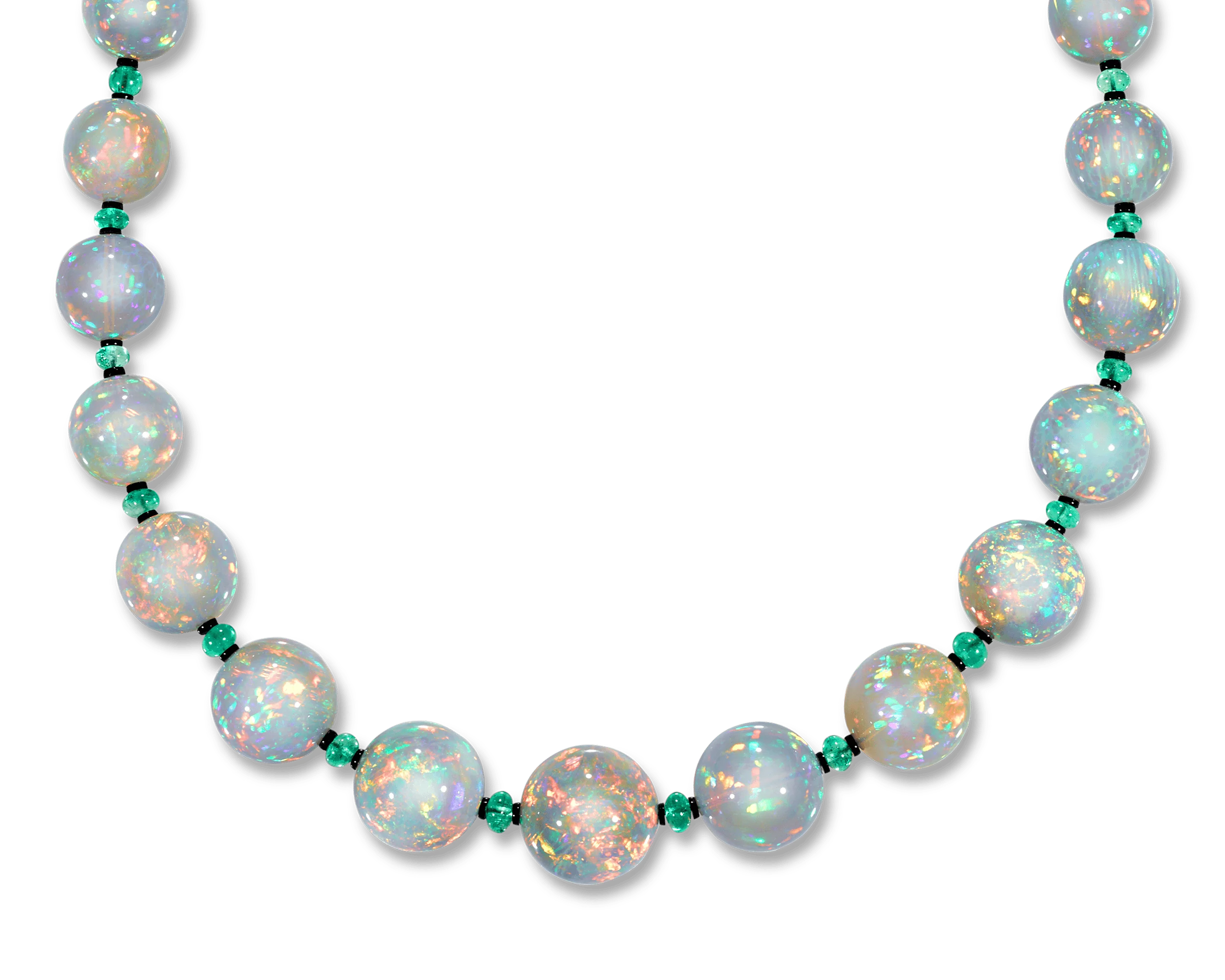 Ethiopian Opal Bead Necklace, 680.00 Carats - Image 2