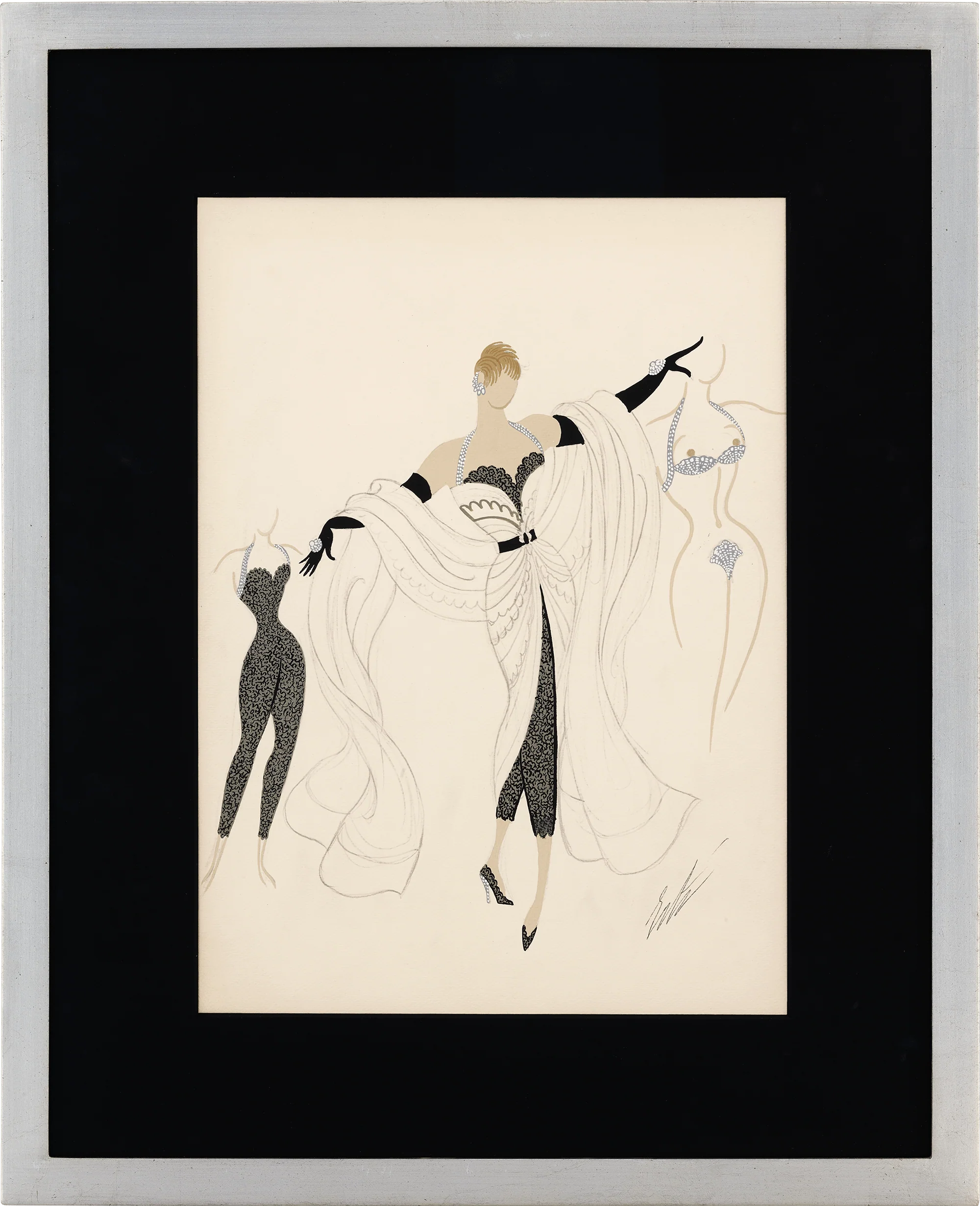 Etude de tenue by Erté - Image 2
