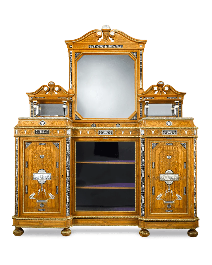 Exhibition Satinwood Sideboard by Wright and Mansfield - Image 2