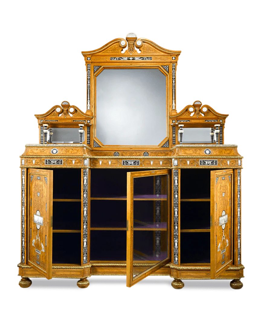 Exhibition Satinwood Sideboard by Wright and Mansfield - Image 3
