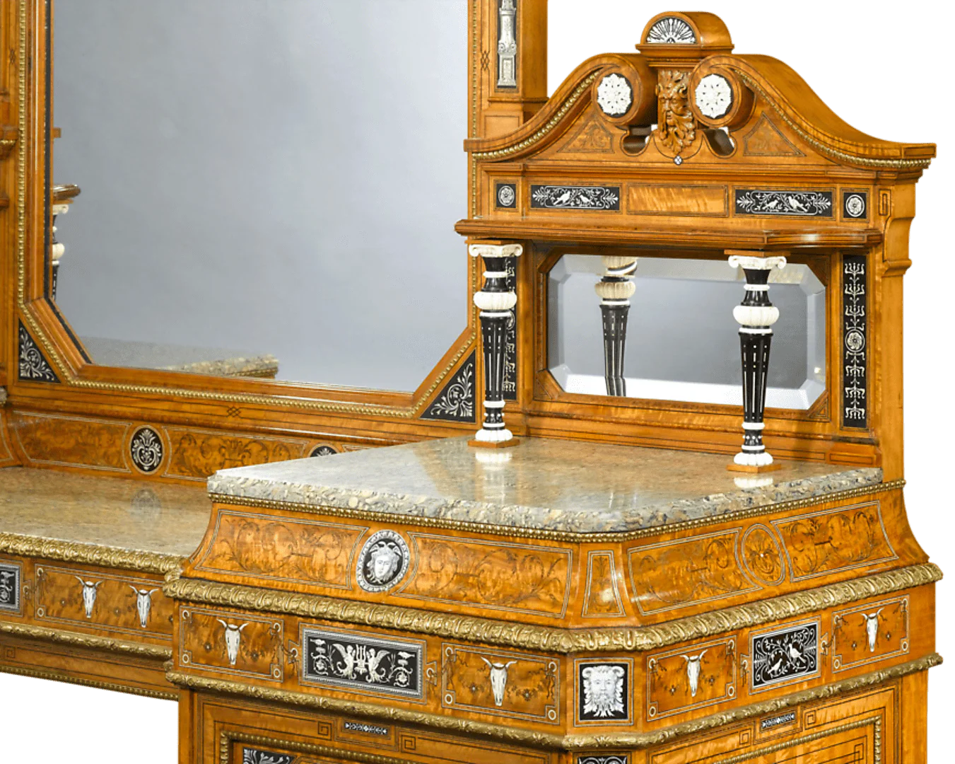 Exhibition Satinwood Sideboard by Wright and Mansfield - Image 4