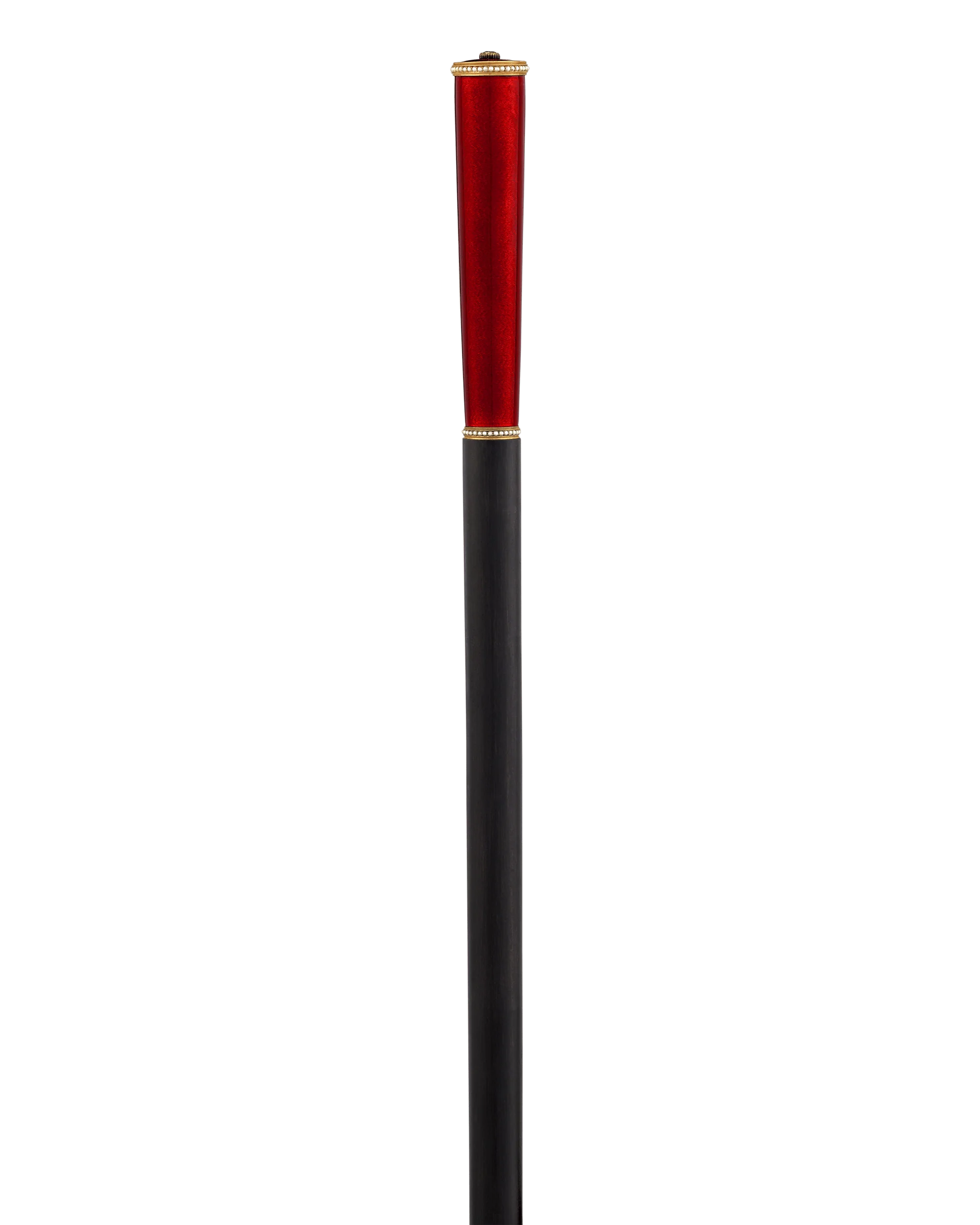Fabergé Red Guilloché Enamel Cane - Image 2