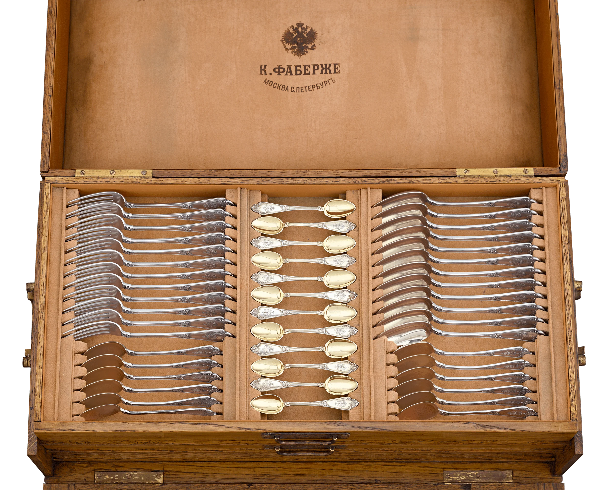 Fabergé Silver Flatware Service - Image 4