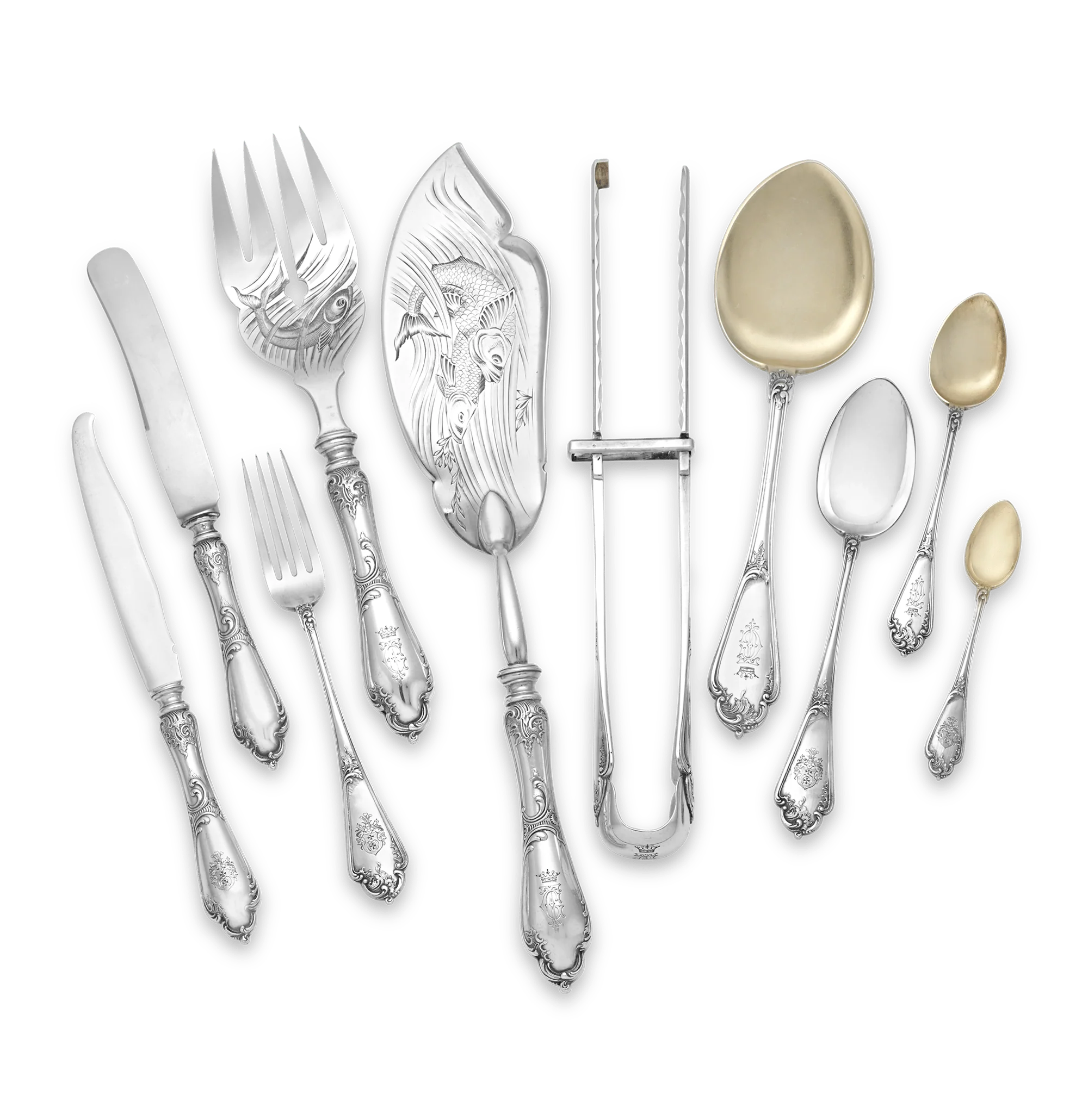 Fabergé Silver Flatware Service - Image 6
