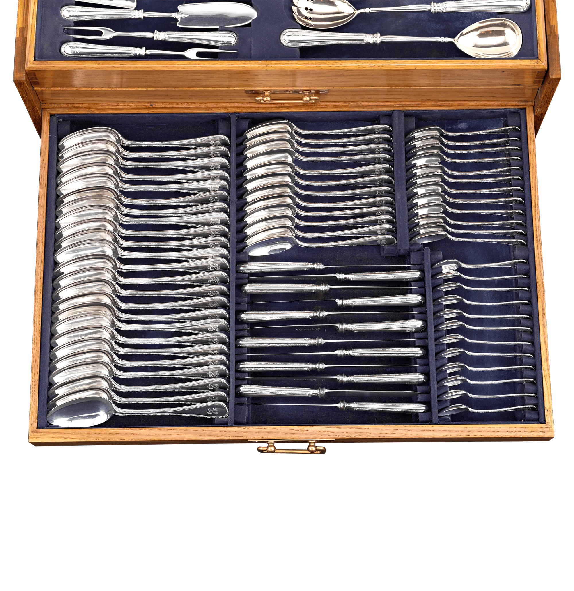 Fabergé Silver Flatware Service for 24 - Image 4