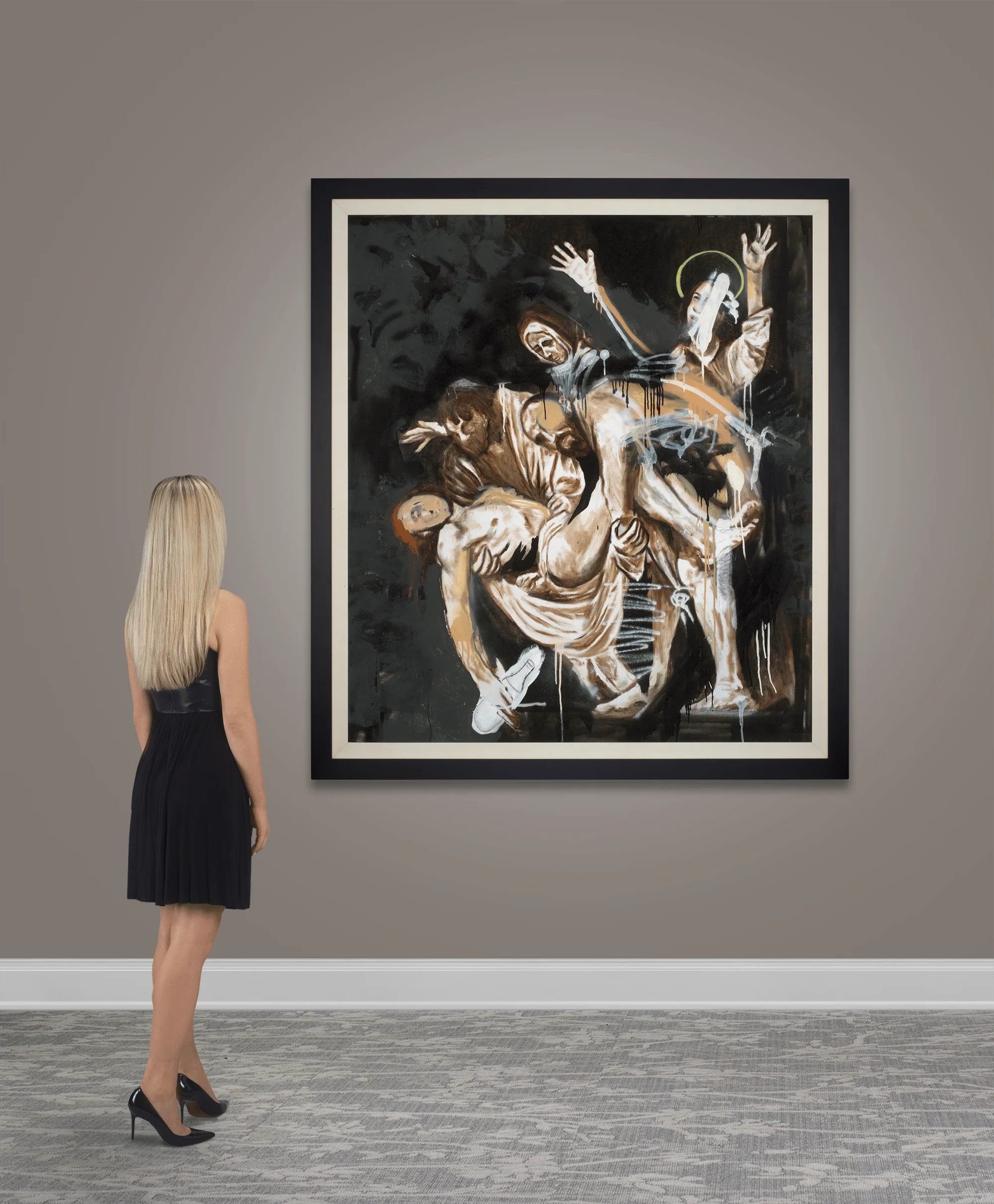 Family Grace—After Caravaggio by Louis Carreon - Image 5