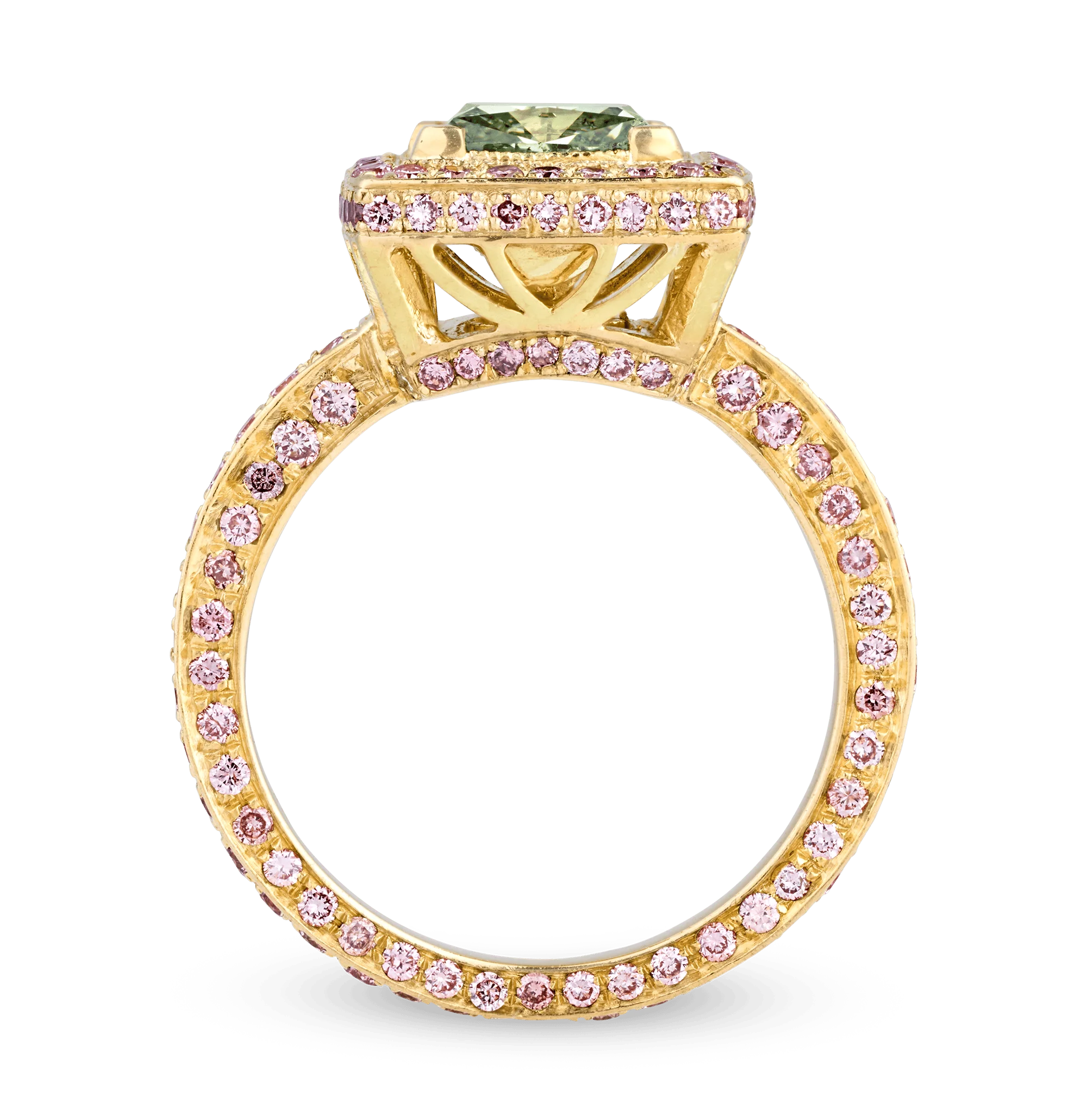 Fancy Intense Green Diamond Ring, 2.25 Carats - Image 4