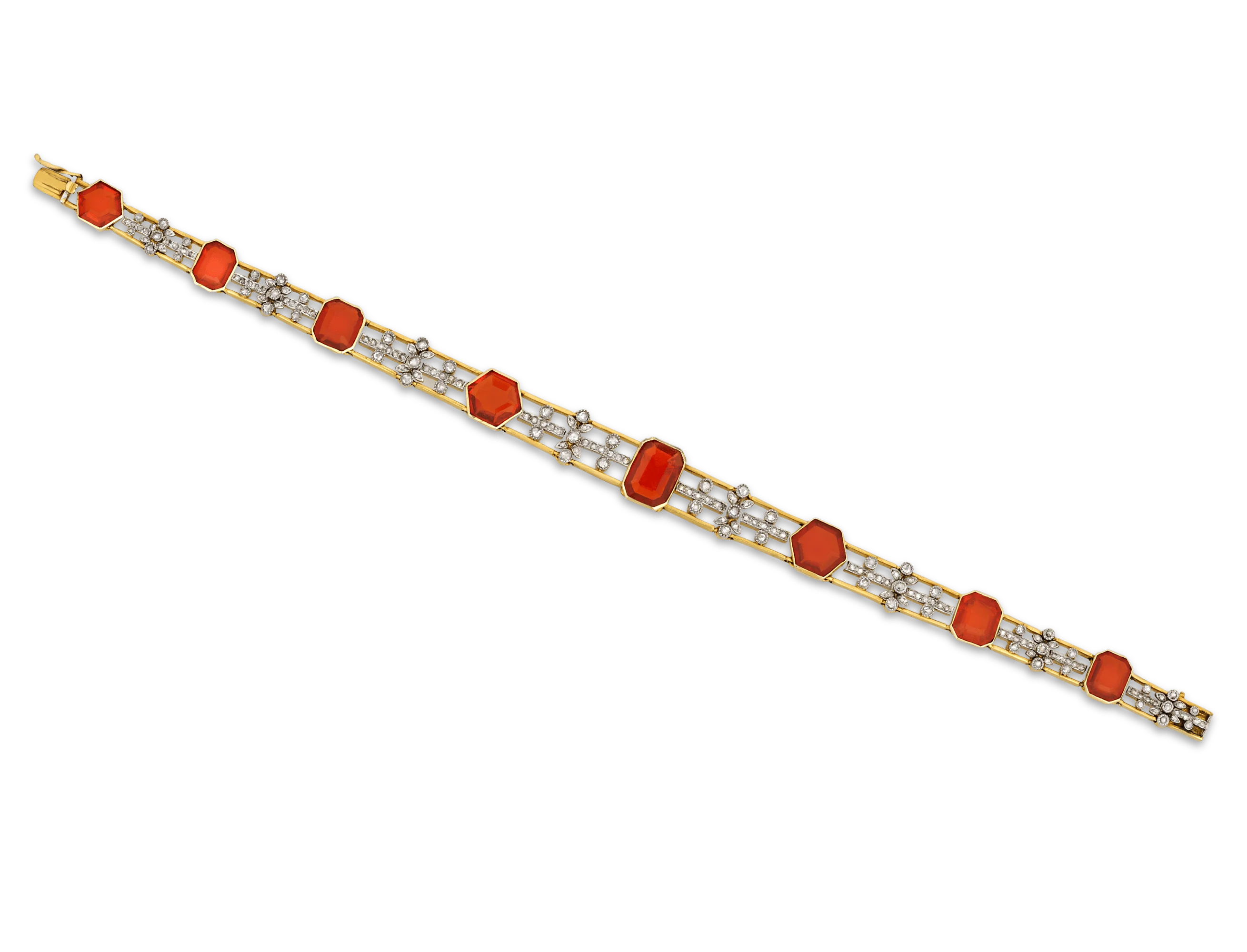 Fire Opal Convertible Choker and Bracelet - Image 2