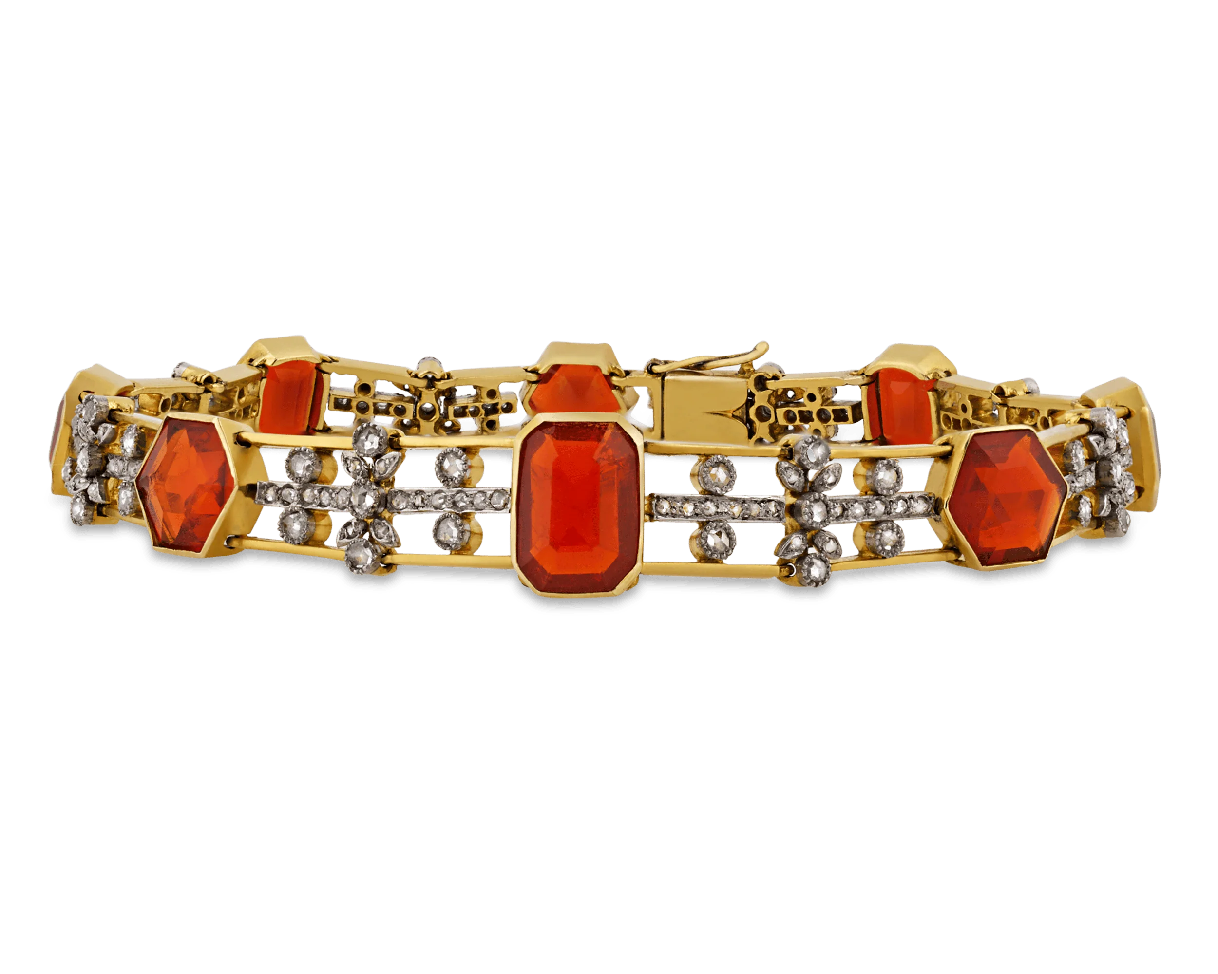 Fire Opal Convertible Choker and Bracelet - Image 3