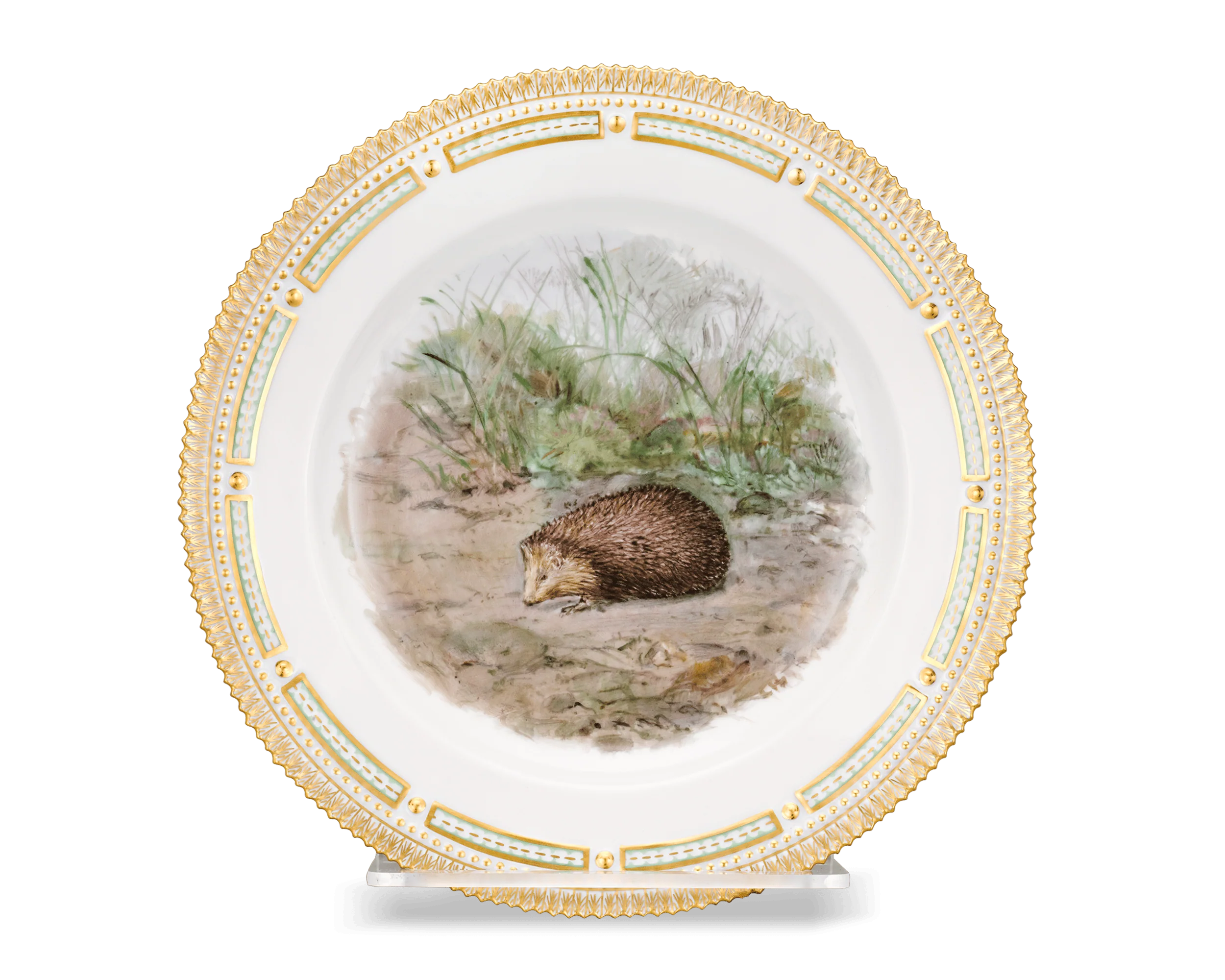 Flora Danica Hedgehog Dinner Plate