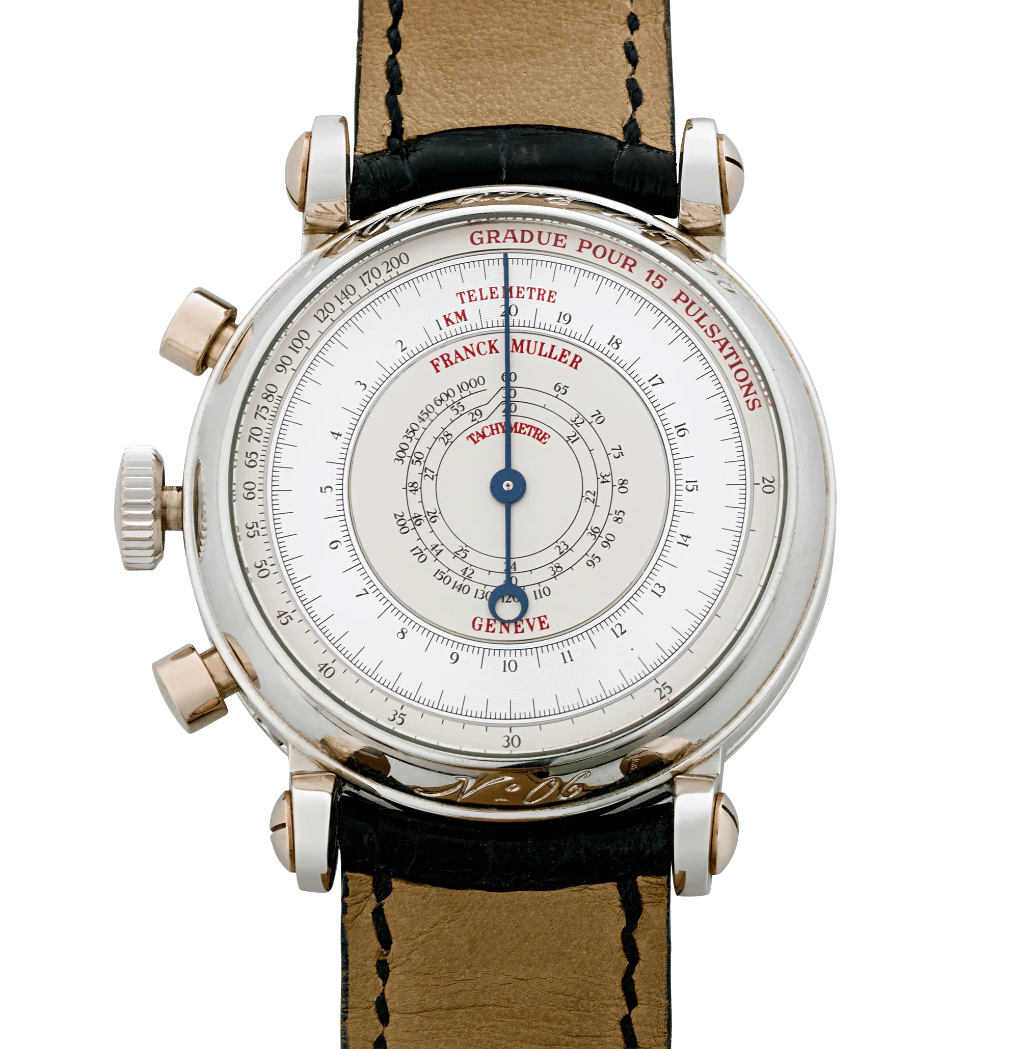 Franck Muller Double Dial Perpetual Calendar Chronograph Watch - Image 4