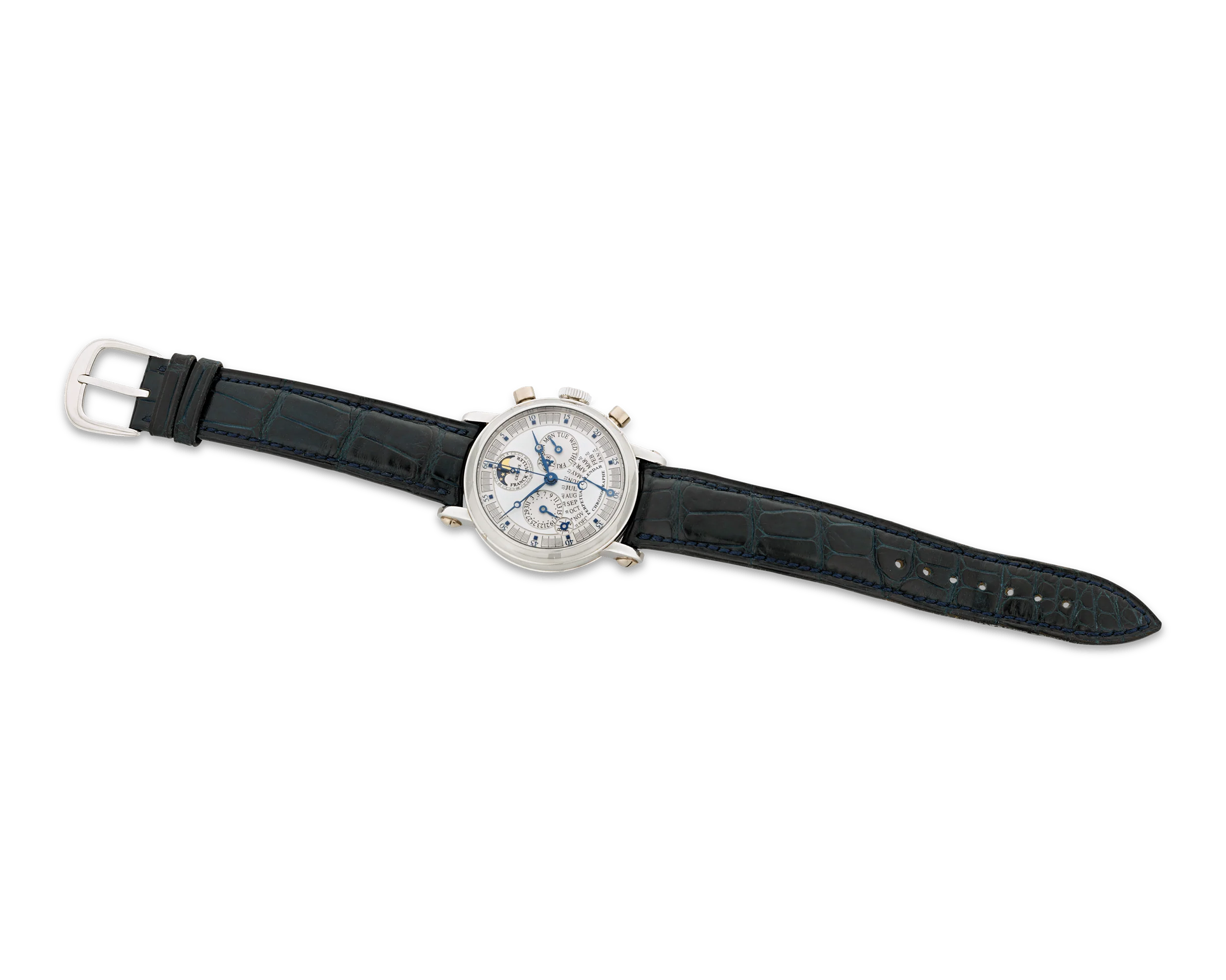 Franck Muller Double Dial Perpetual Calendar Chronograph Watch - Image 5