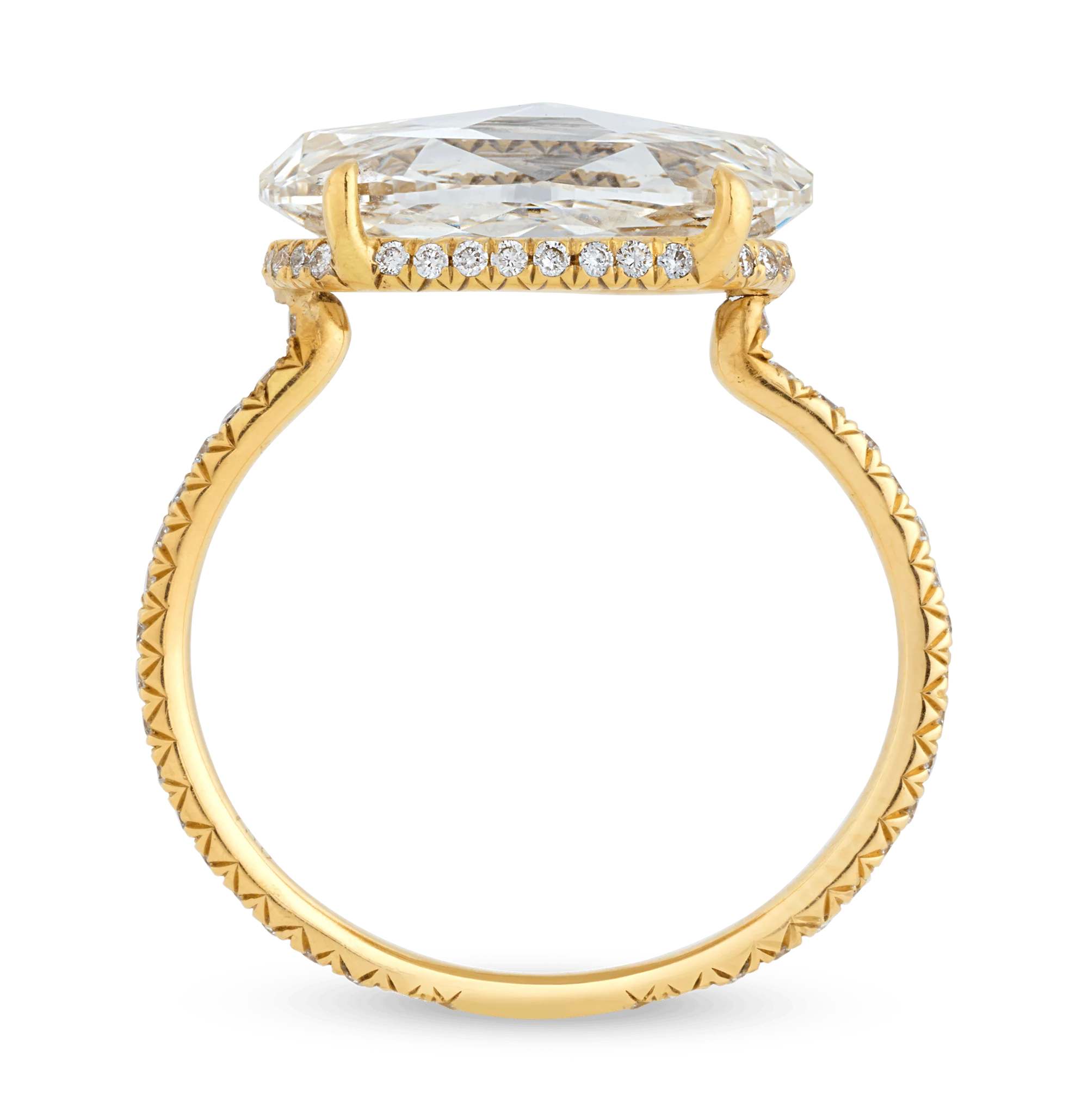 Fred Leighton Rose Cut Diamond Ring, 5.24 Carats - Image 4