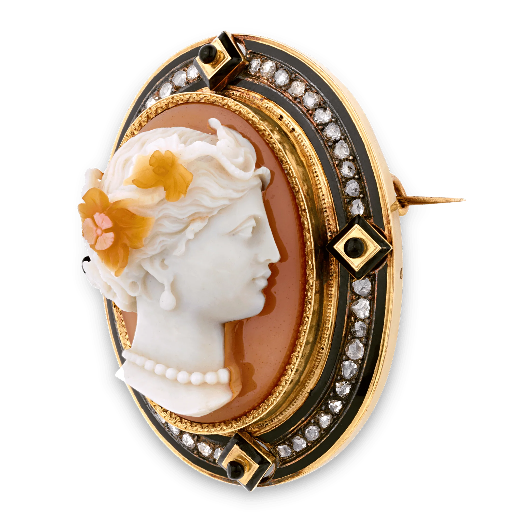 French Cameo Brooch - Image 2
