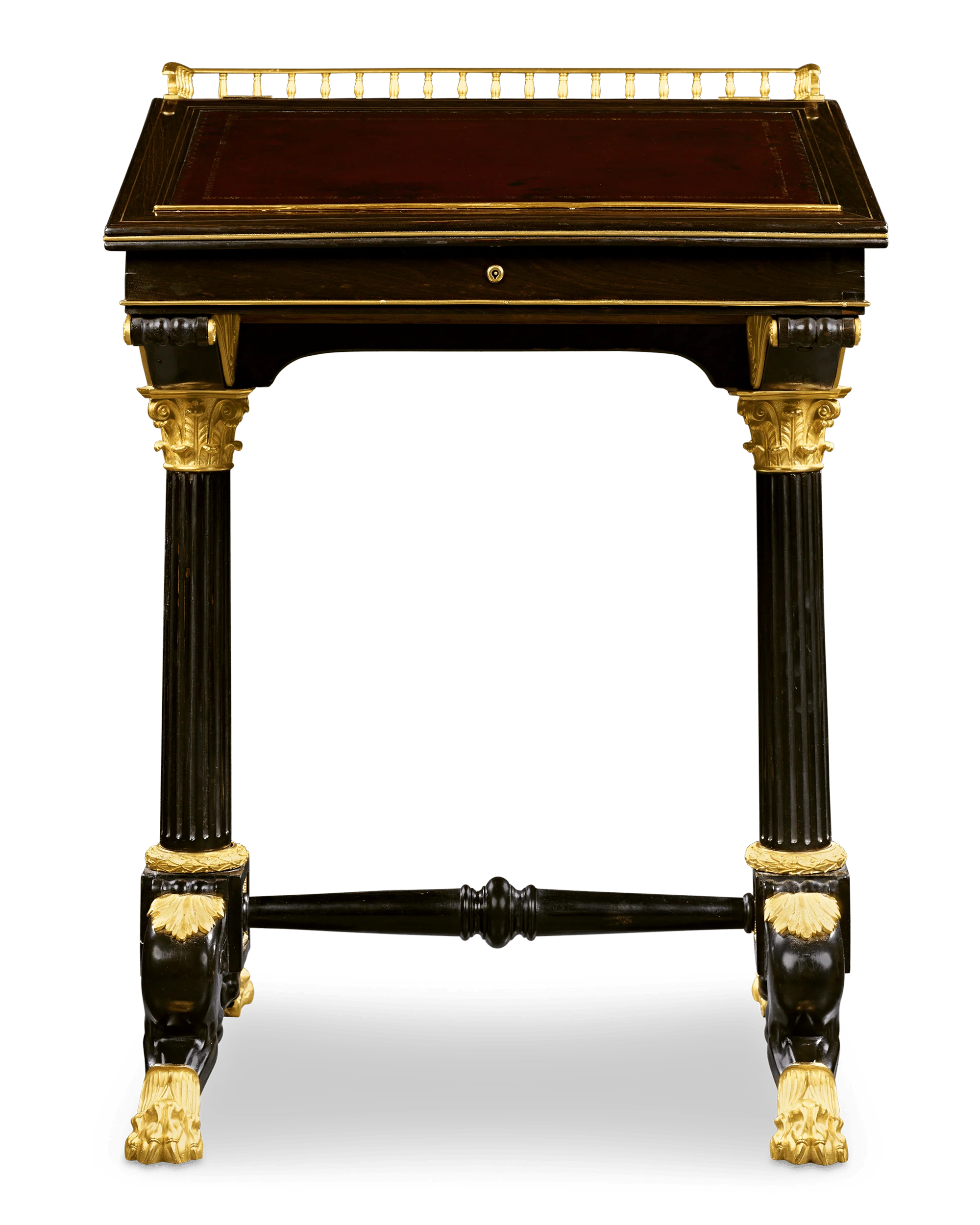 French Charles X Writing Desk - Image 4