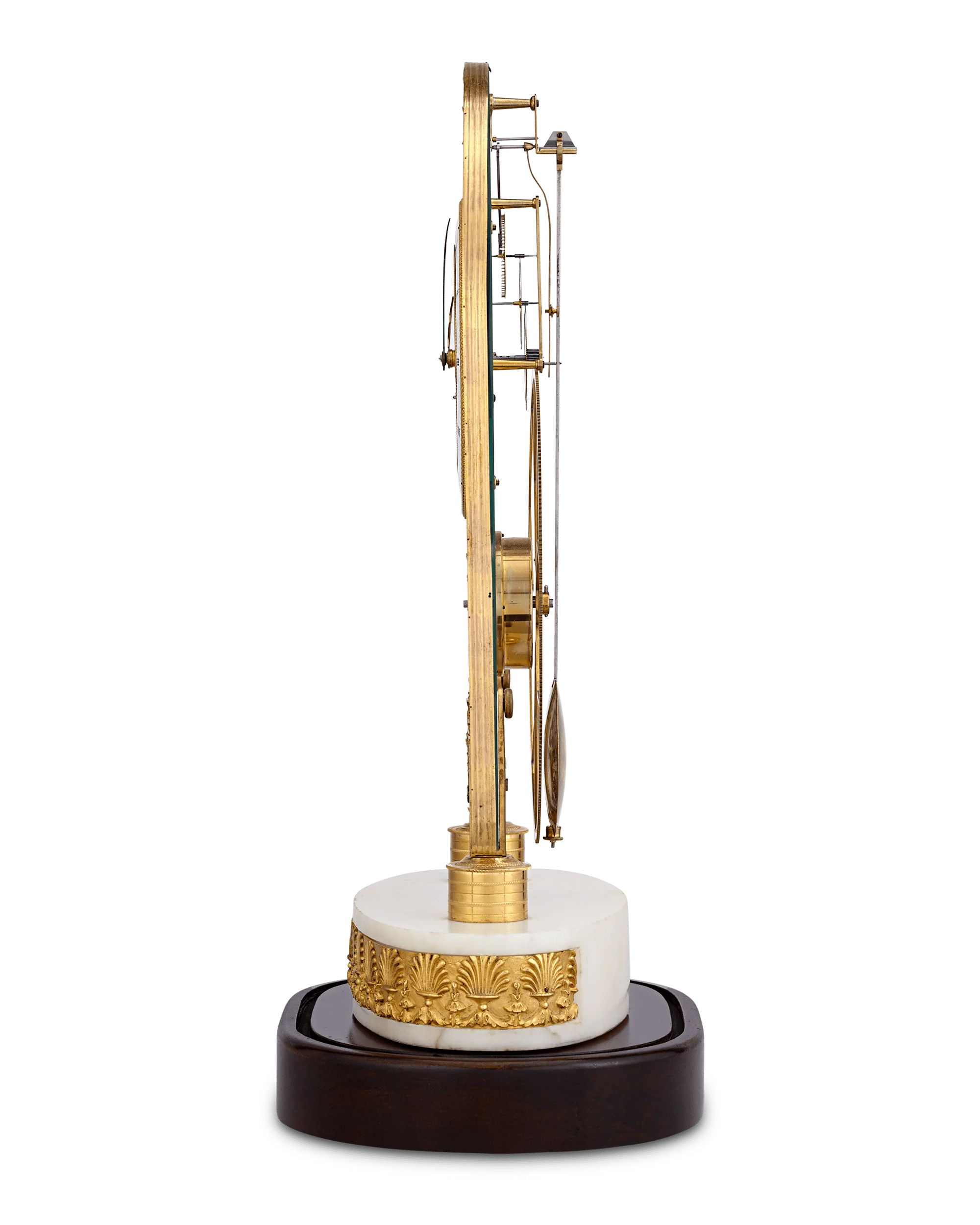French Great Wheel Skeleton Clock - Image 6