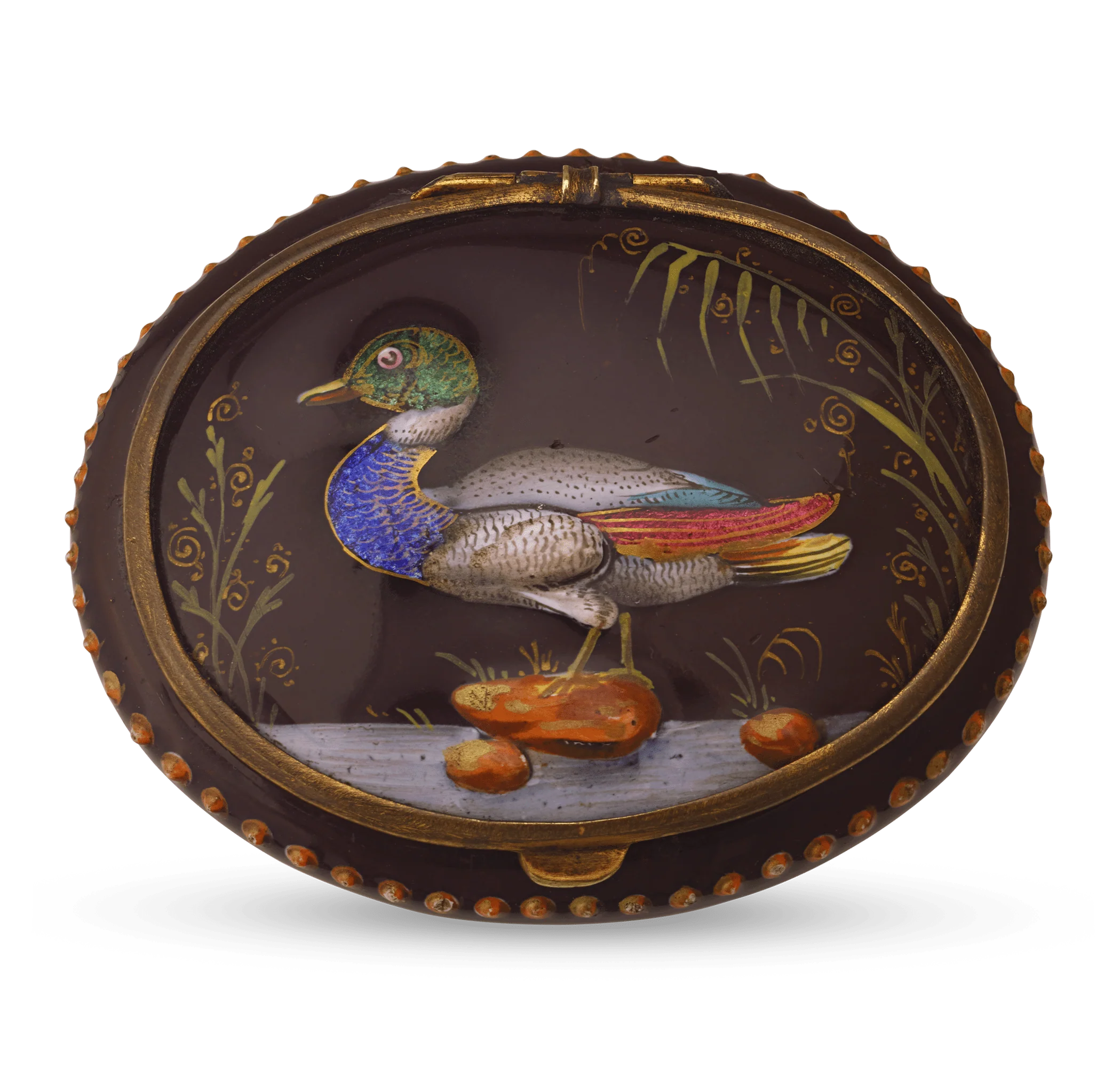 French Limoges Enamel Box - Image 2