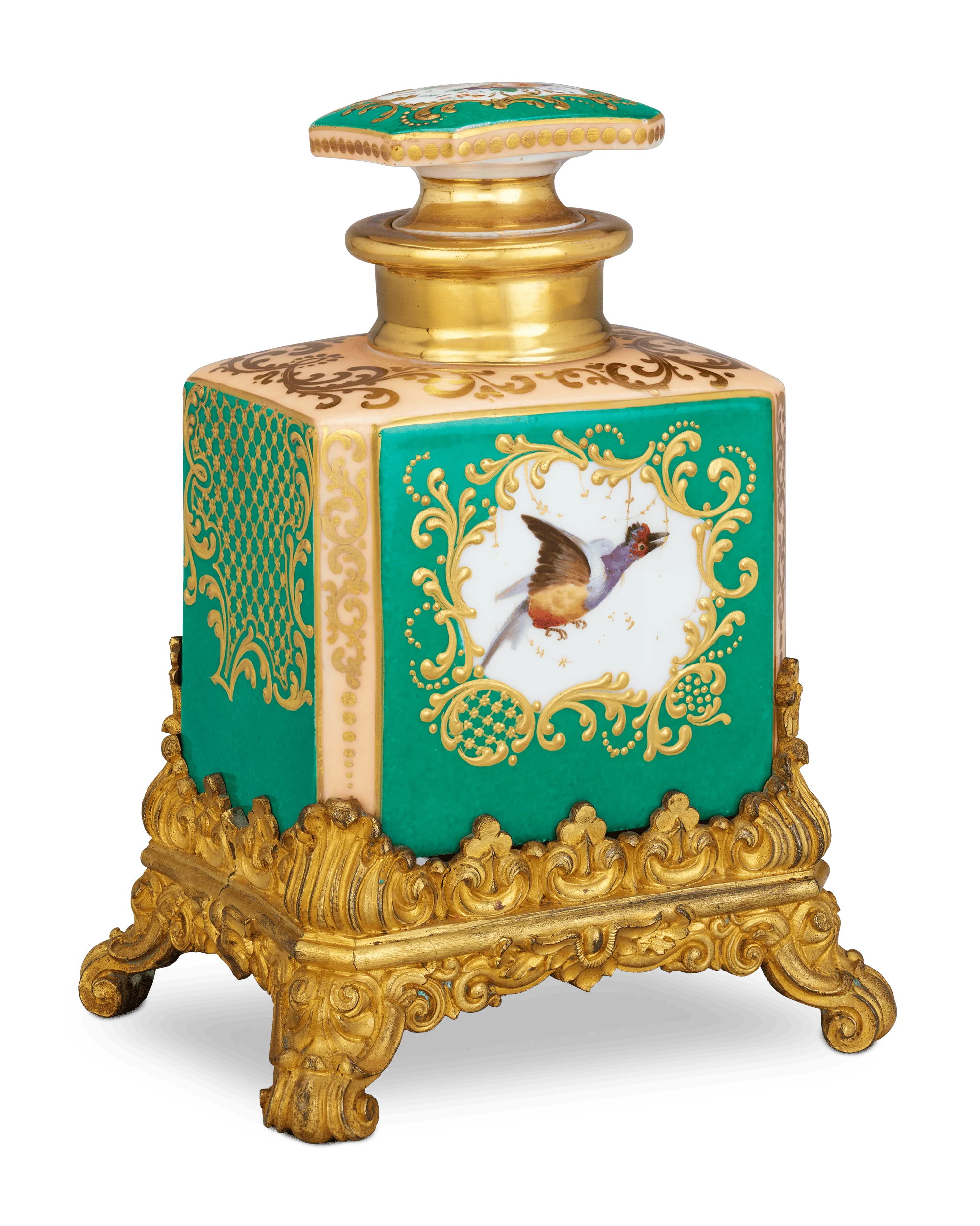 French Porcelain Perfume Bottle