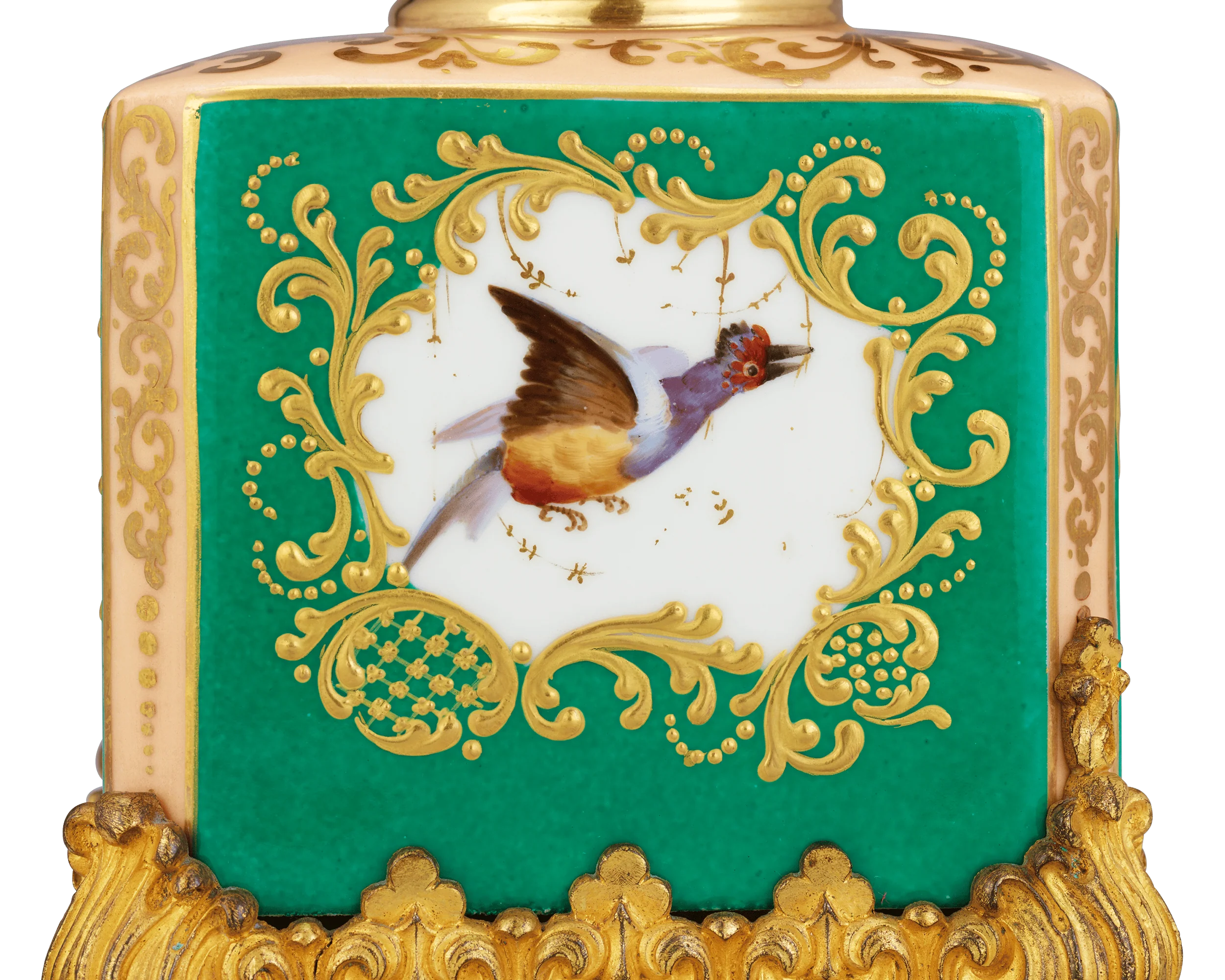 French Porcelain Perfume Bottle - Image 3