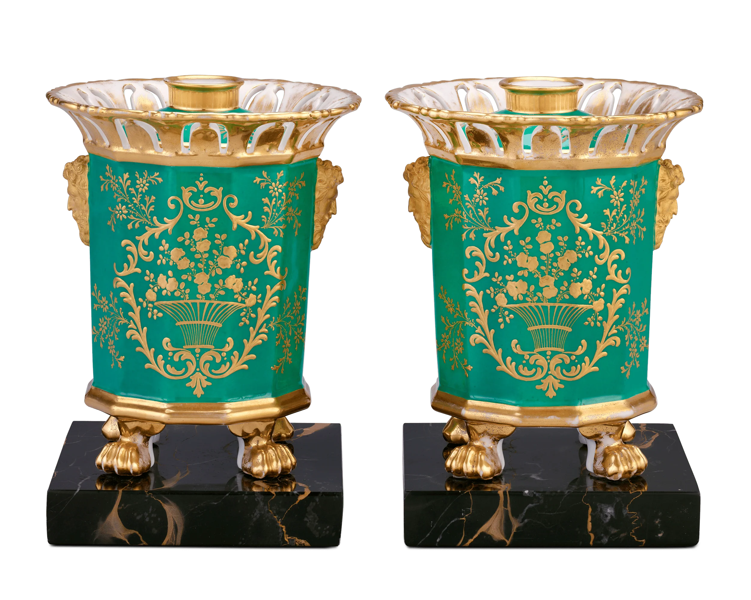 French Porcelain Potpourri Pots - Image 2
