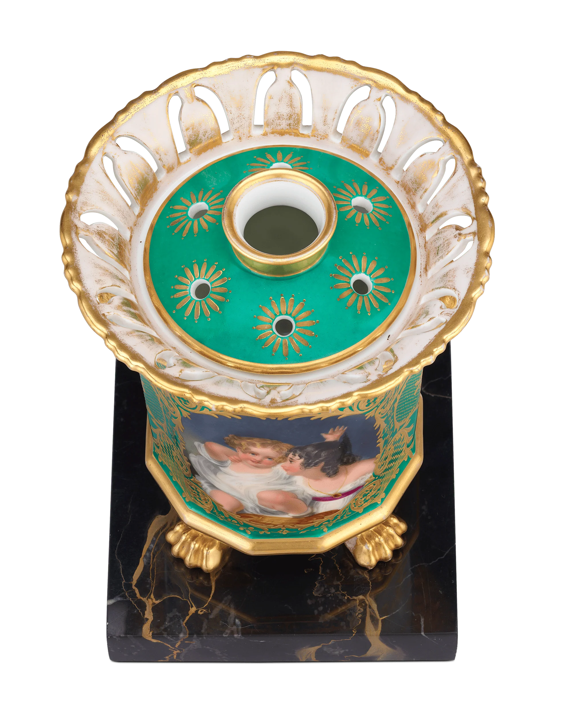 French Porcelain Potpourri Pots - Image 5
