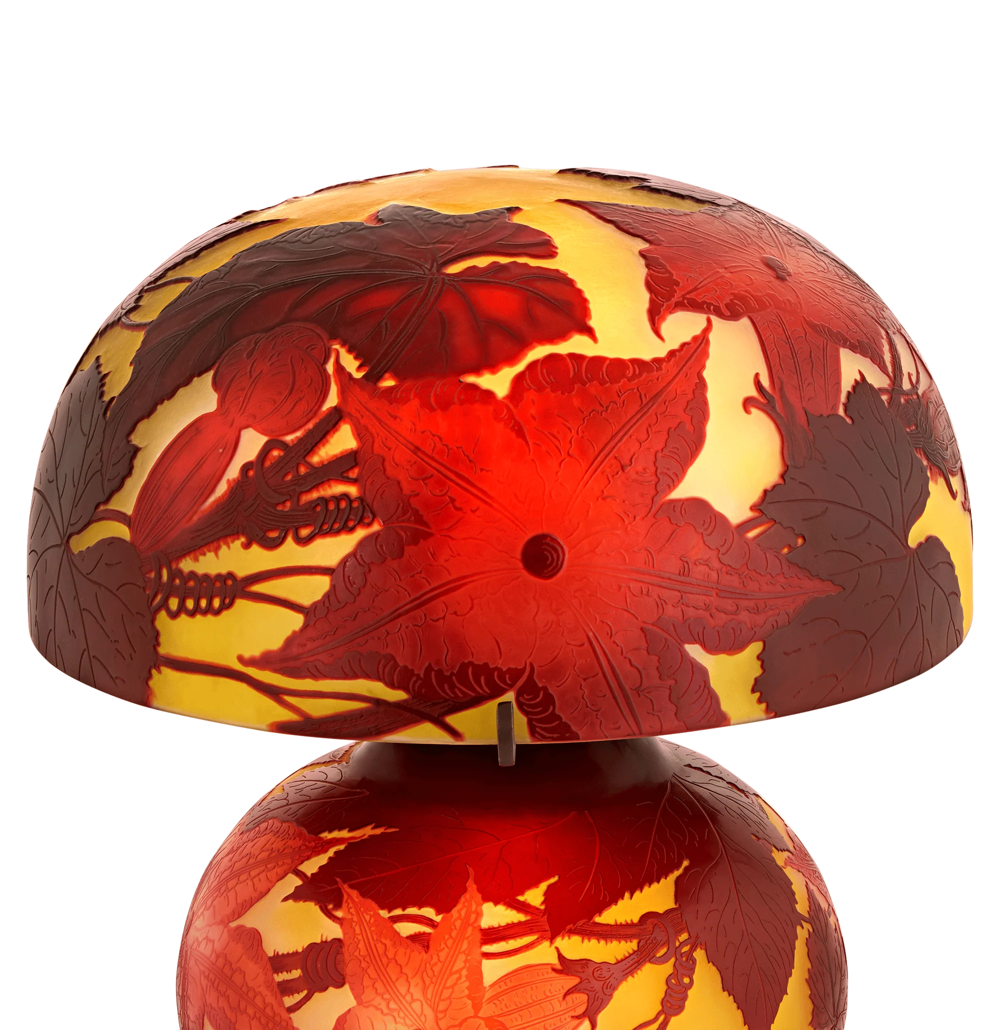 Gallé Cameo Glass Lamp - Image 3