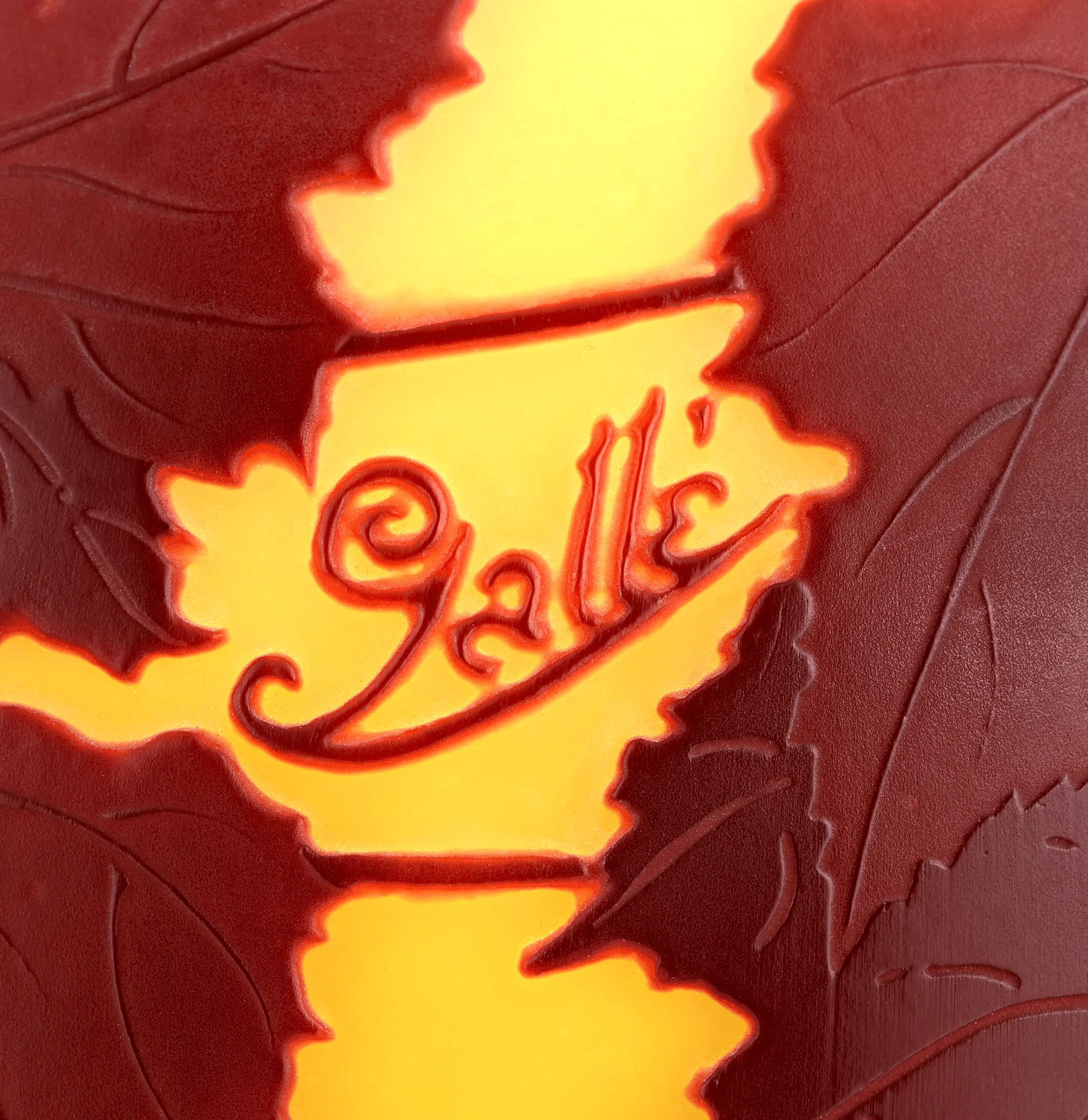 Gallé Cameo Glass Lamp - Image 5