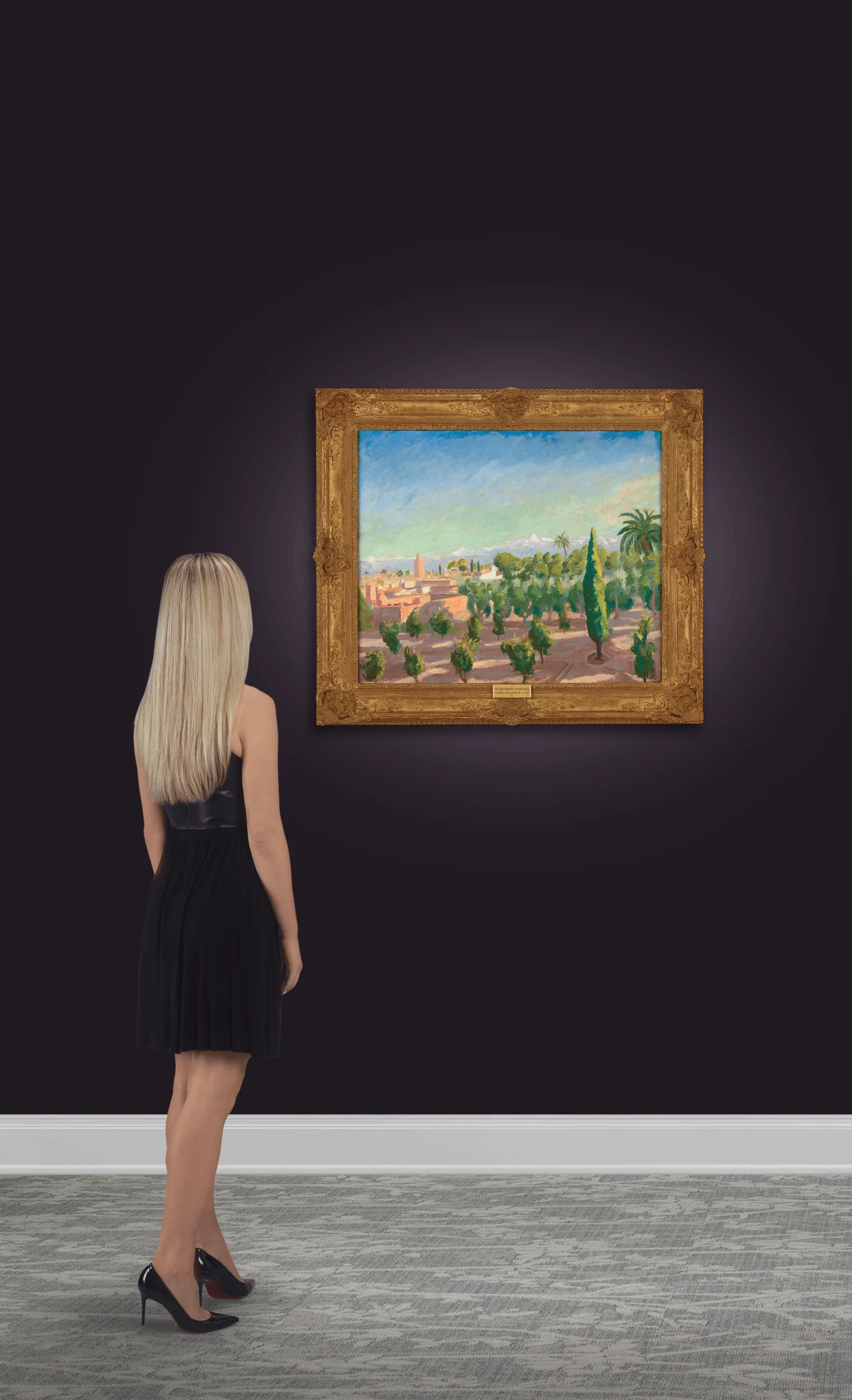 Garden at Marrakech by Winston Churchill - Image 5
