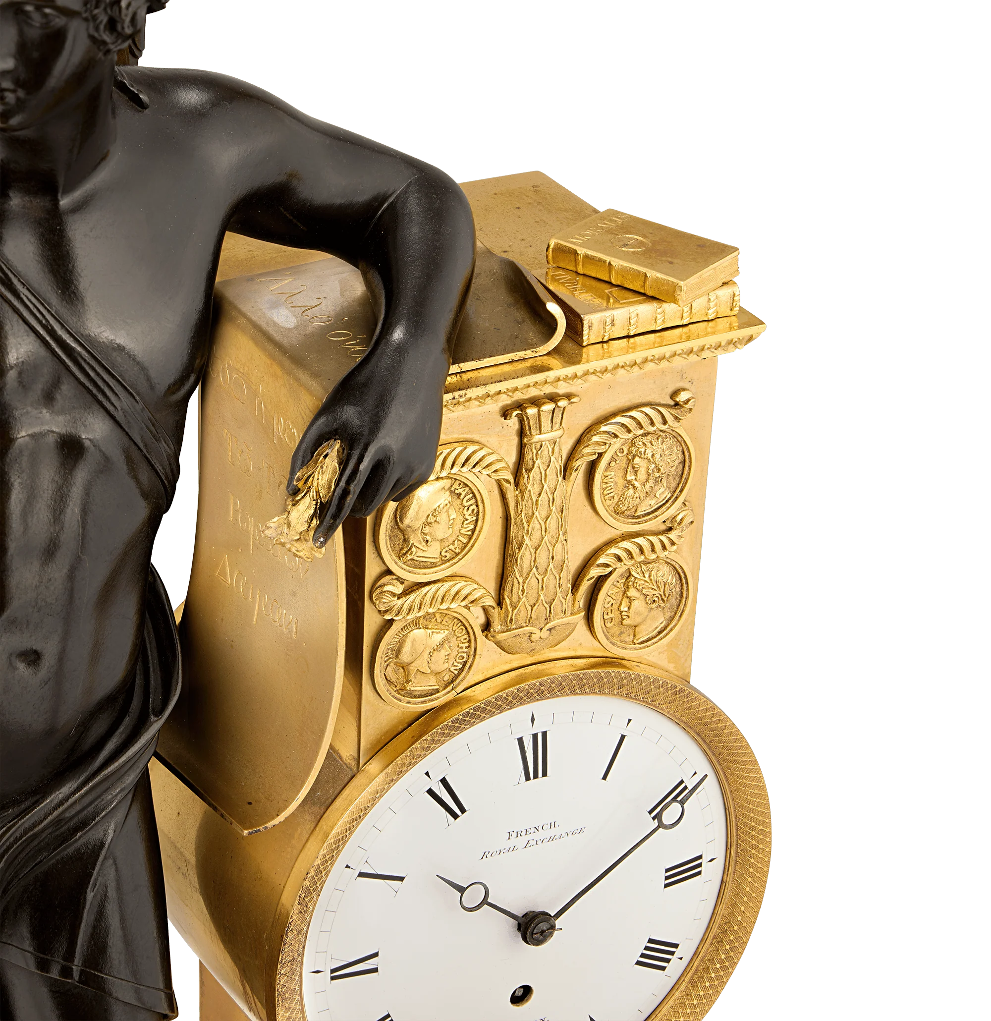 Genius of the Arts Mantel Clock by James Moore French - Image 5