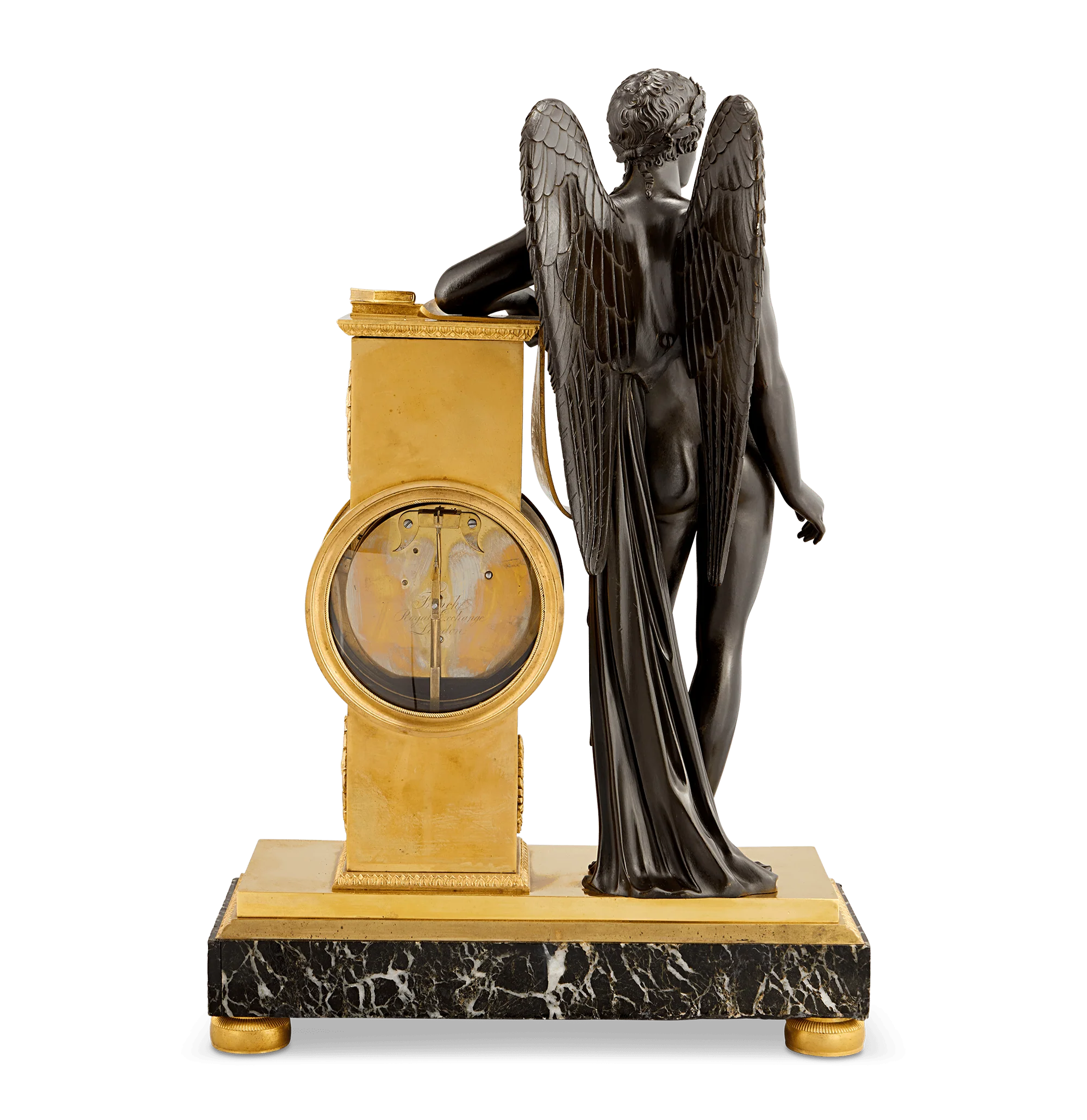 Genius of the Arts Mantel Clock by James Moore French - Image 7