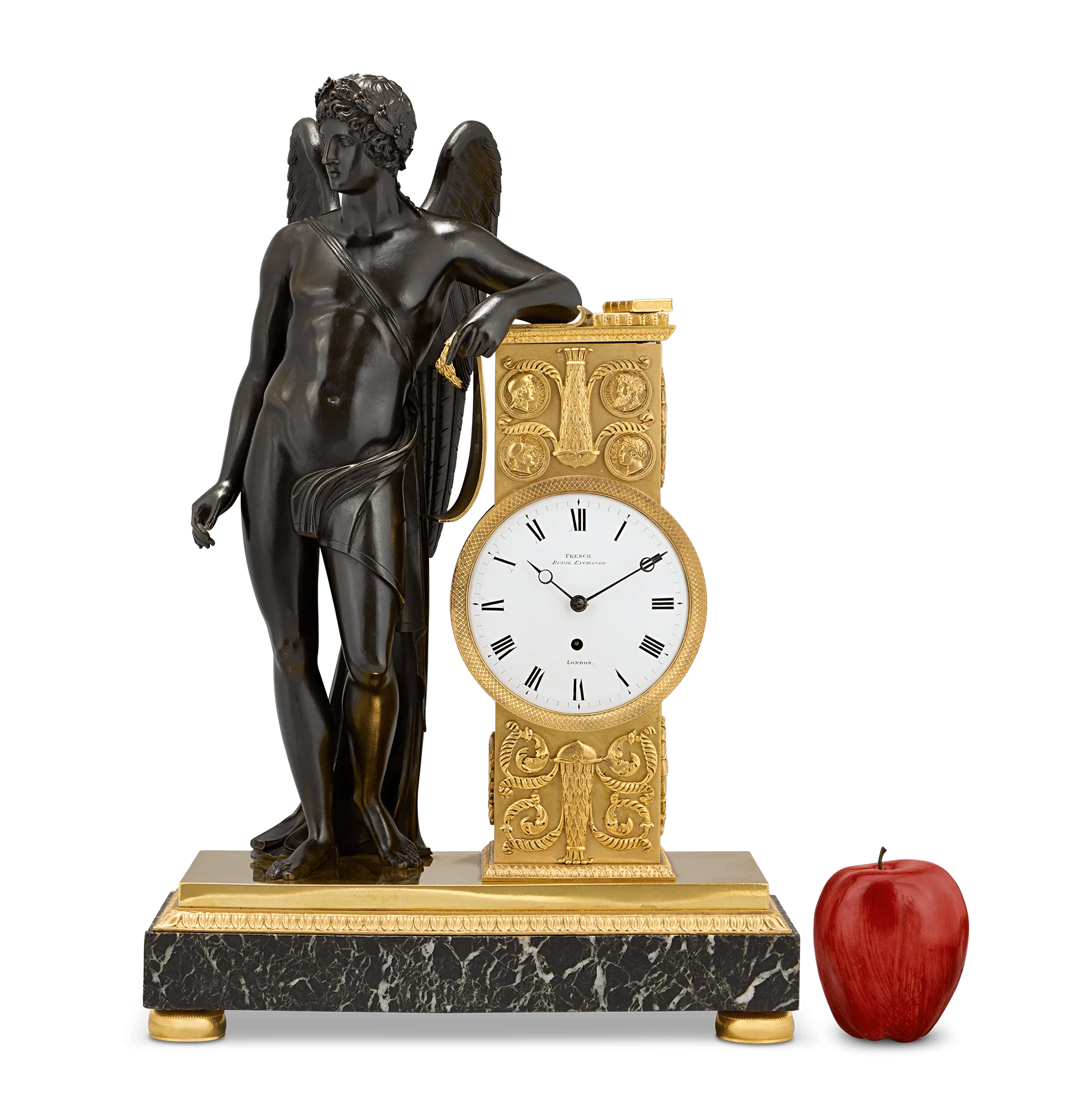 Genius of the Arts Mantel Clock by James Moore French - Image 8