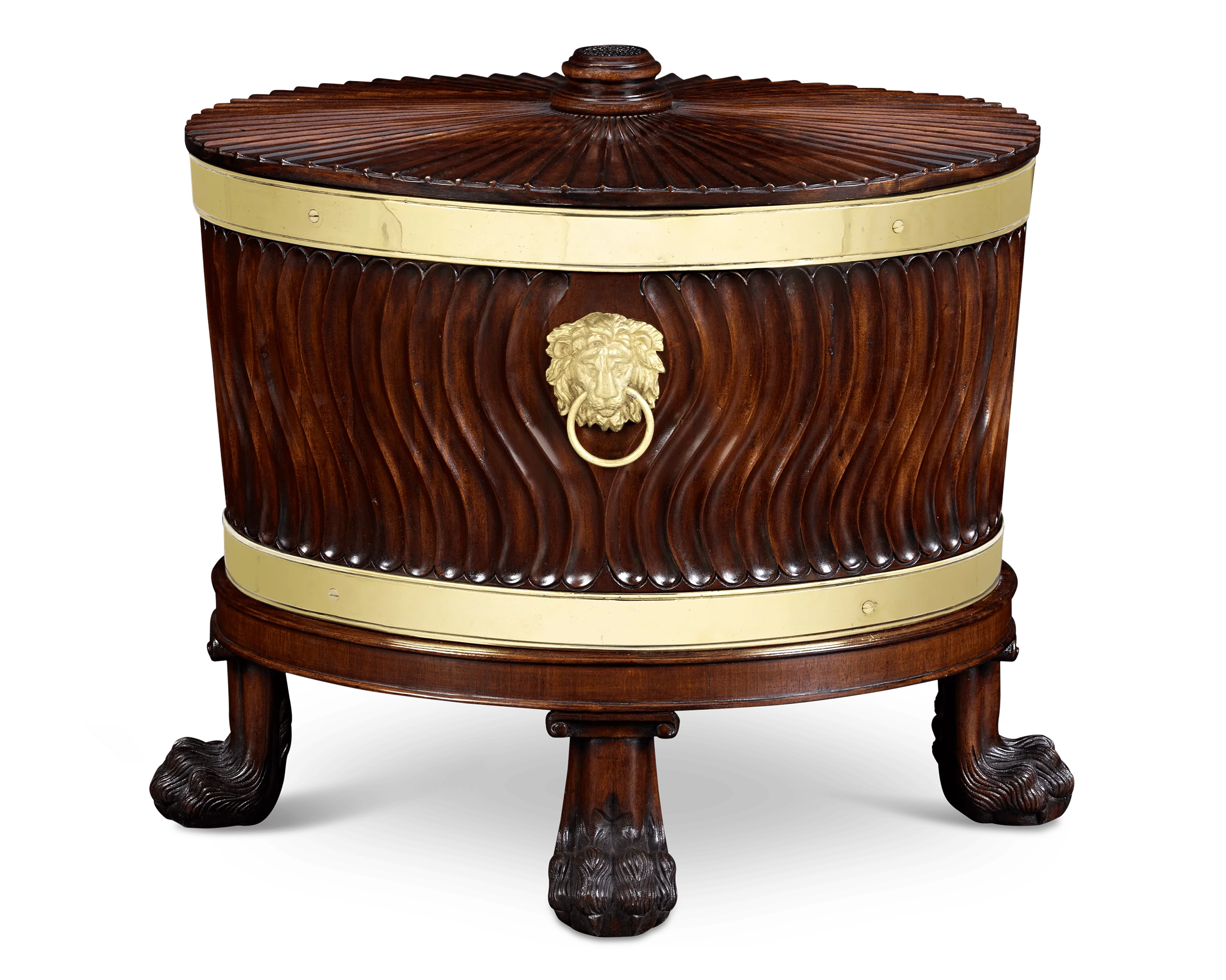 George III Mahogany Wine Cellarette Pair - Image 3
