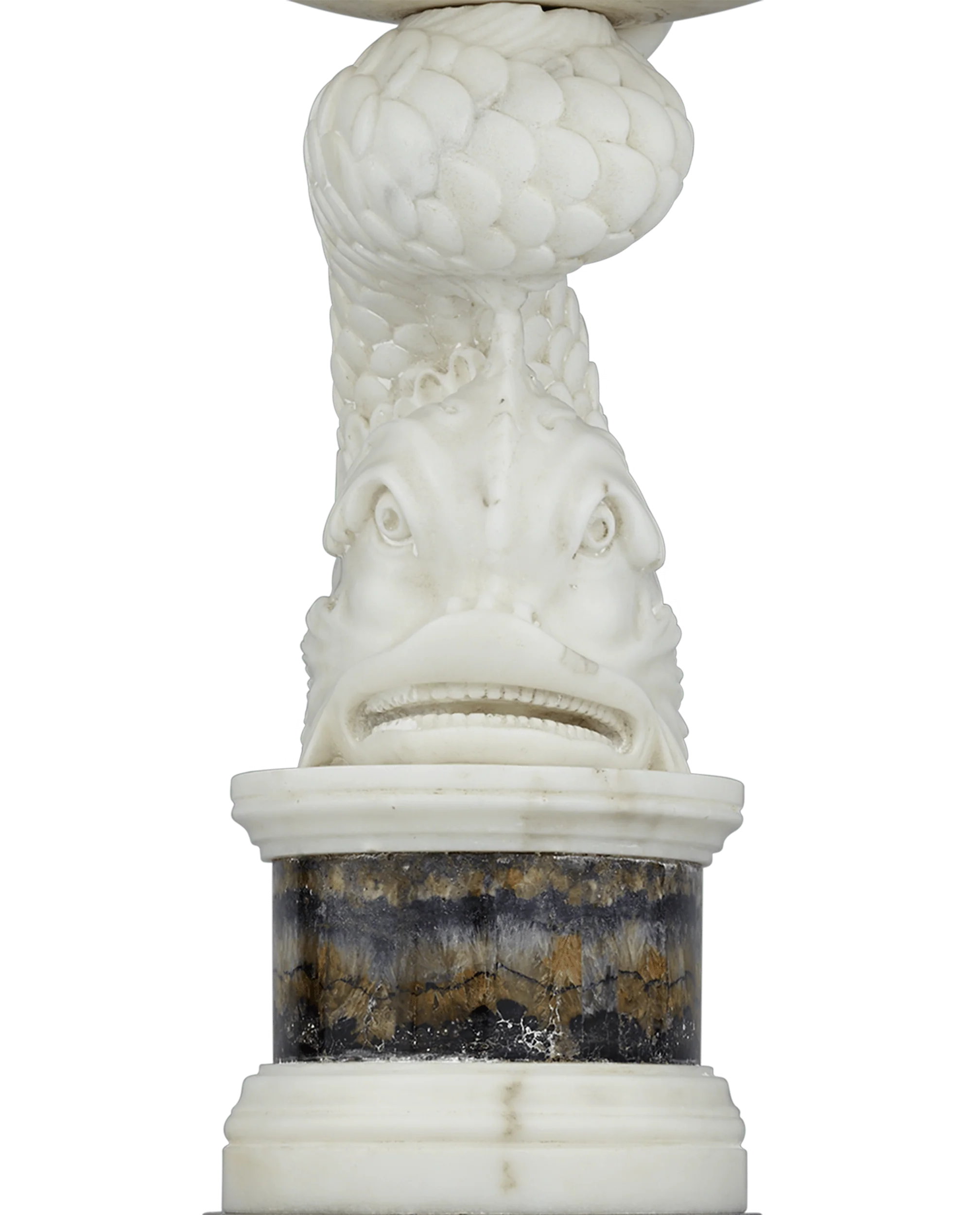 George III Marble and Blue John Dolphin Tazza - Image 5