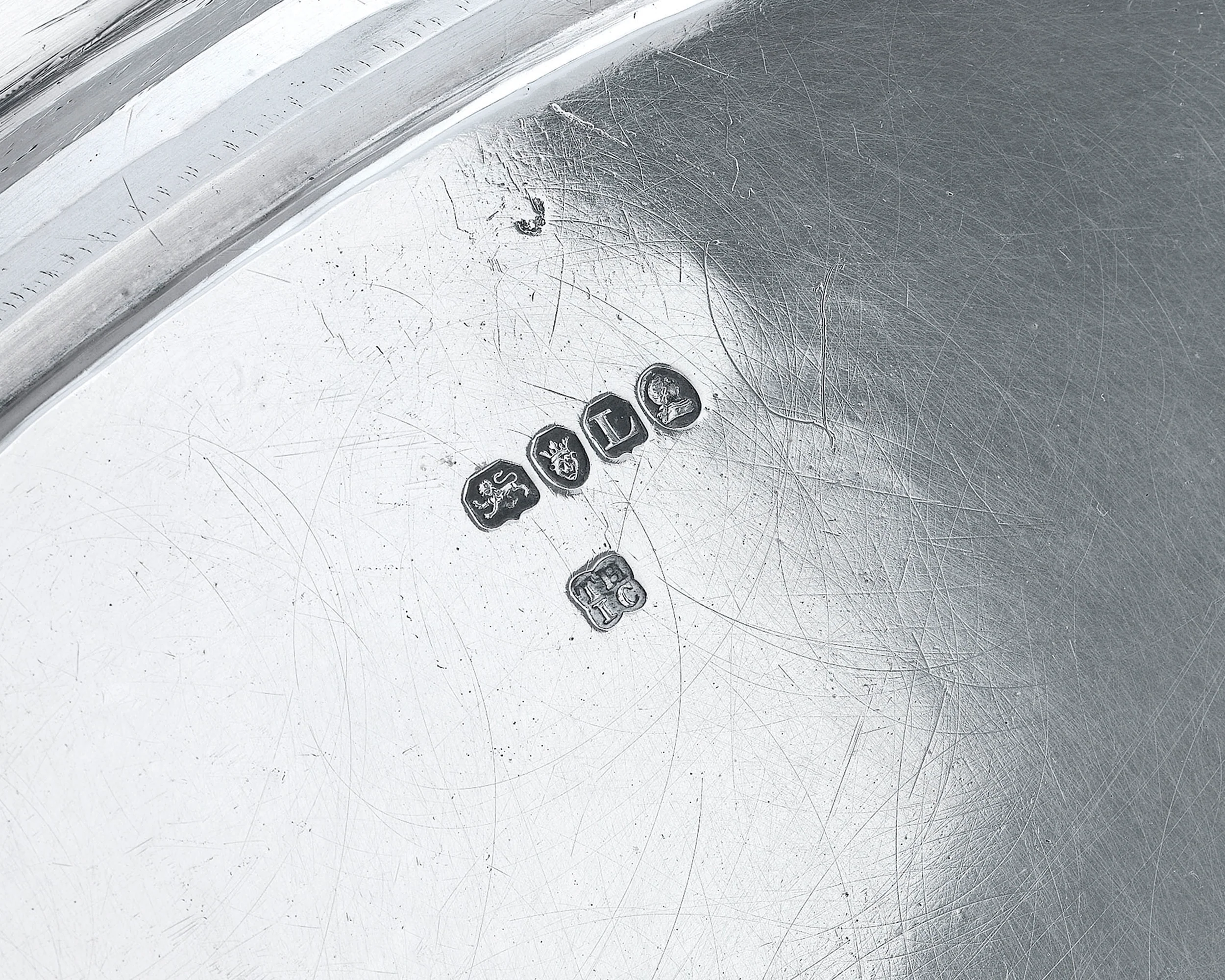 George III Silver Tray for Lt. Robert Chester - Image 4
