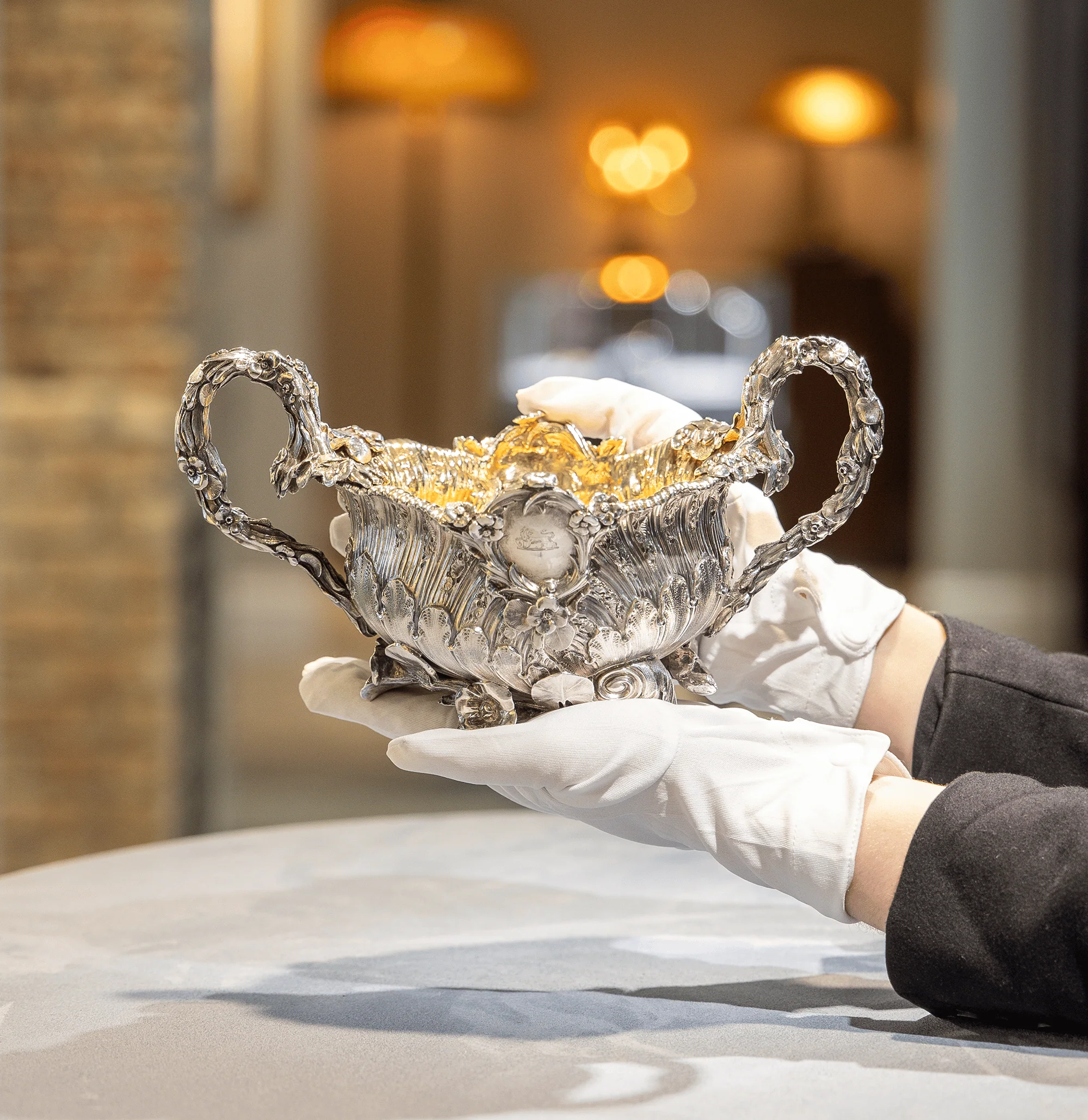 George IV Gilt Sugar Bowl - Image 4