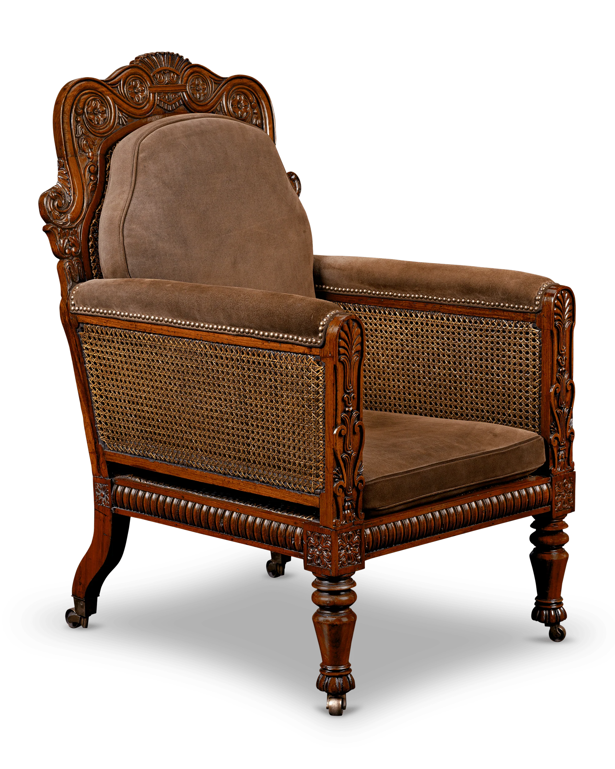 George IV Walnut Armchair
