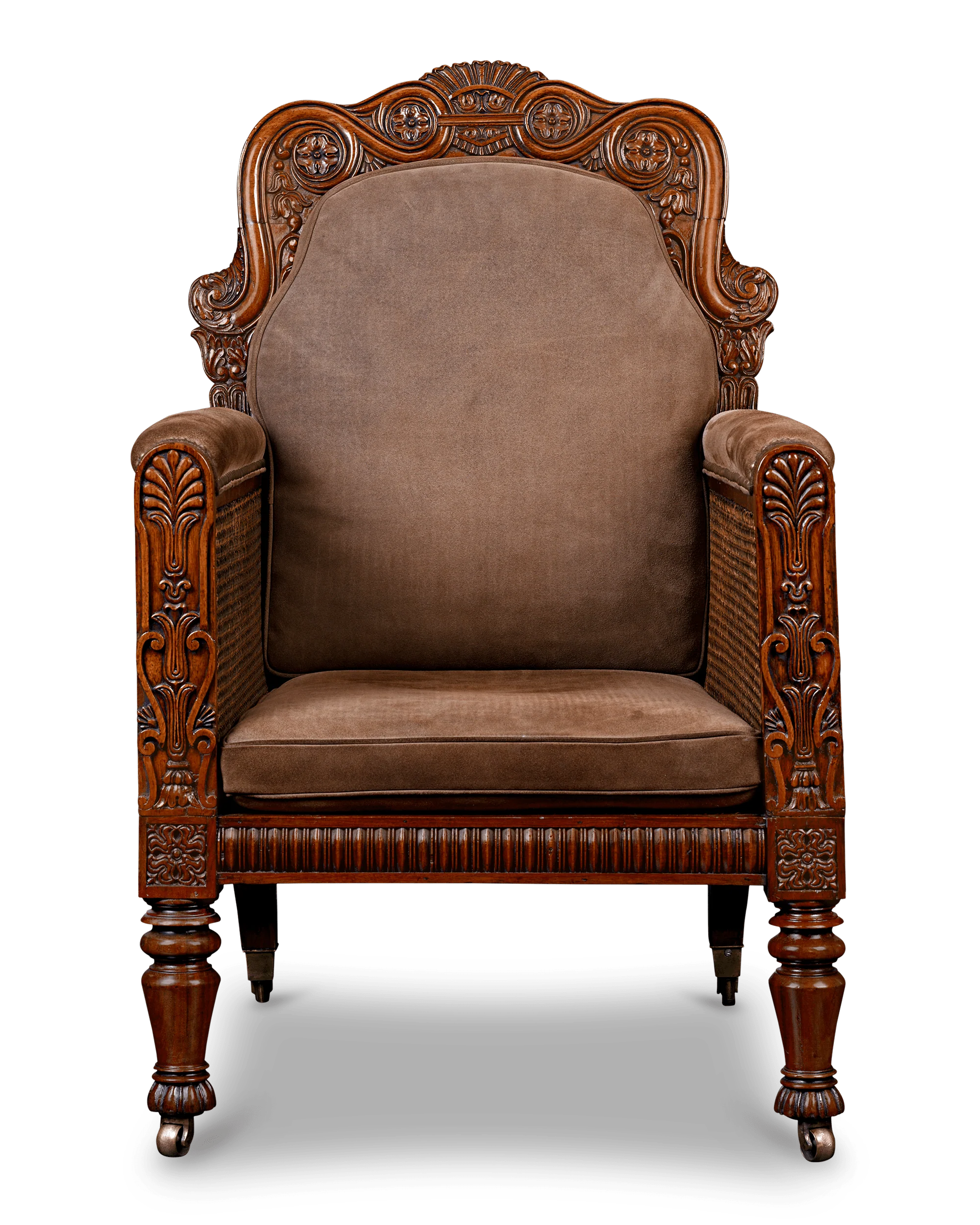 George IV Walnut Armchair - Image 2