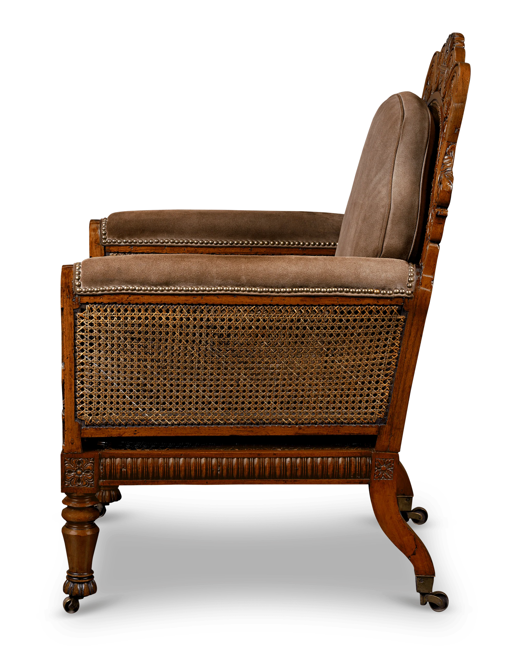 George IV Walnut Armchair - Image 3