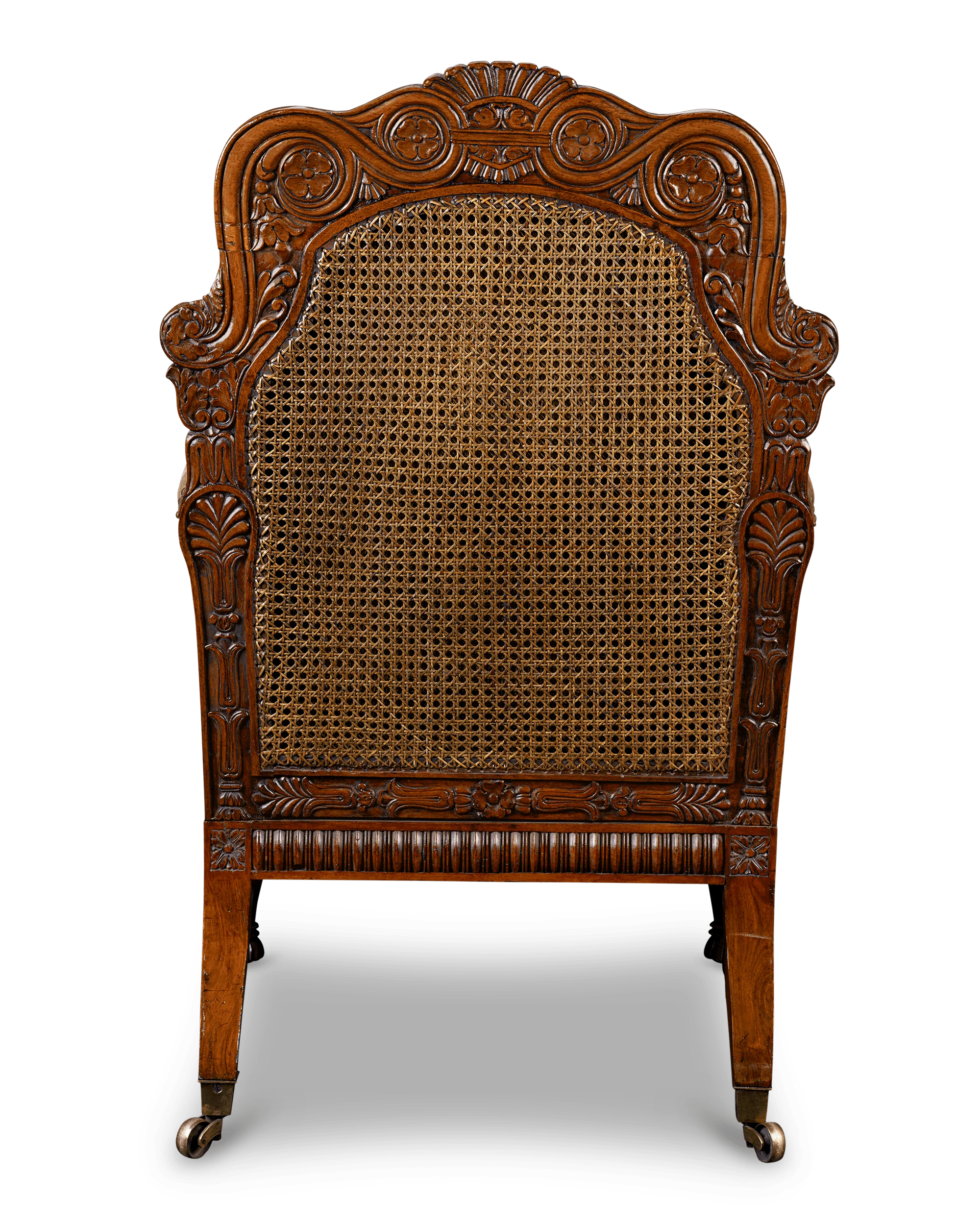 George IV Walnut Armchair - Image 4