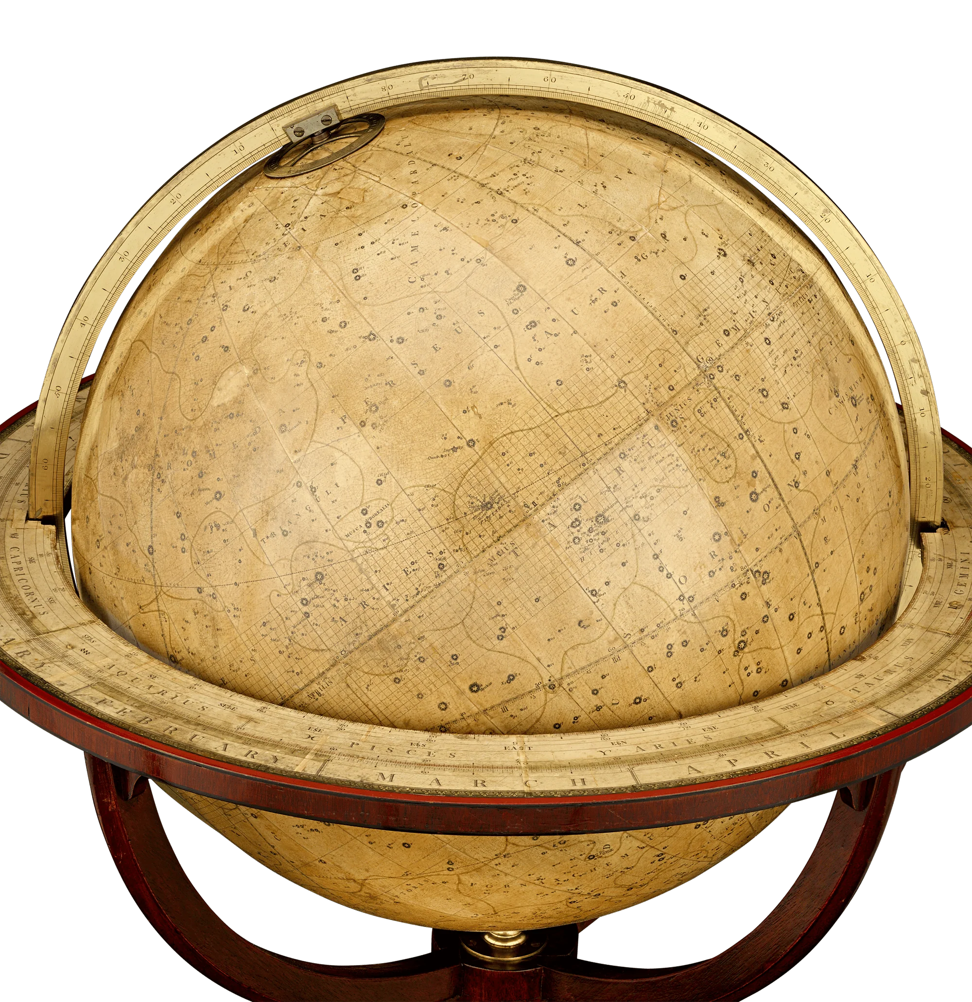 Georgian 21-Inch Terrestrial and Celestial Floor Globes by J. W. Cary - Image 7