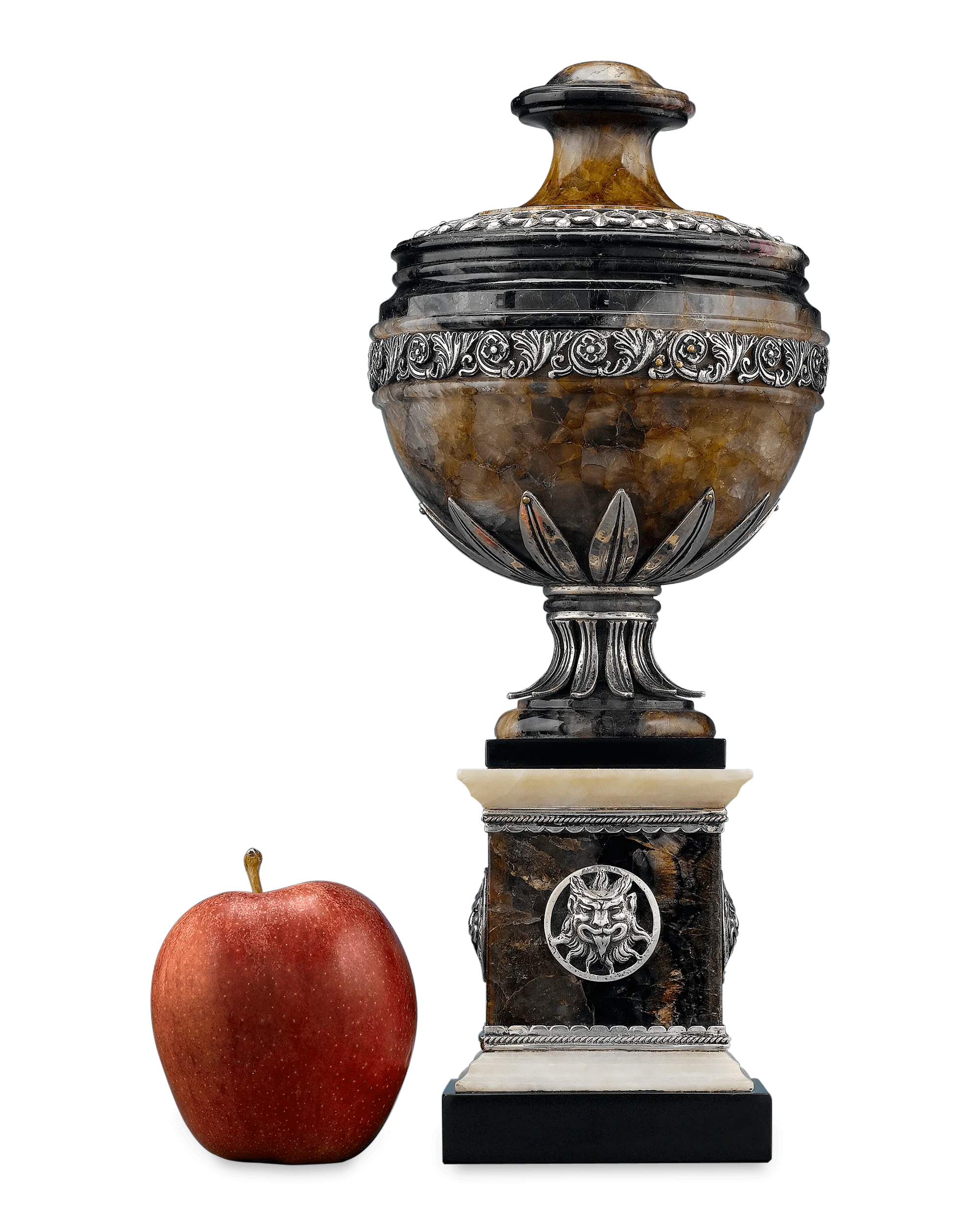 Georgian Blue John and Silver Urn - Image 2