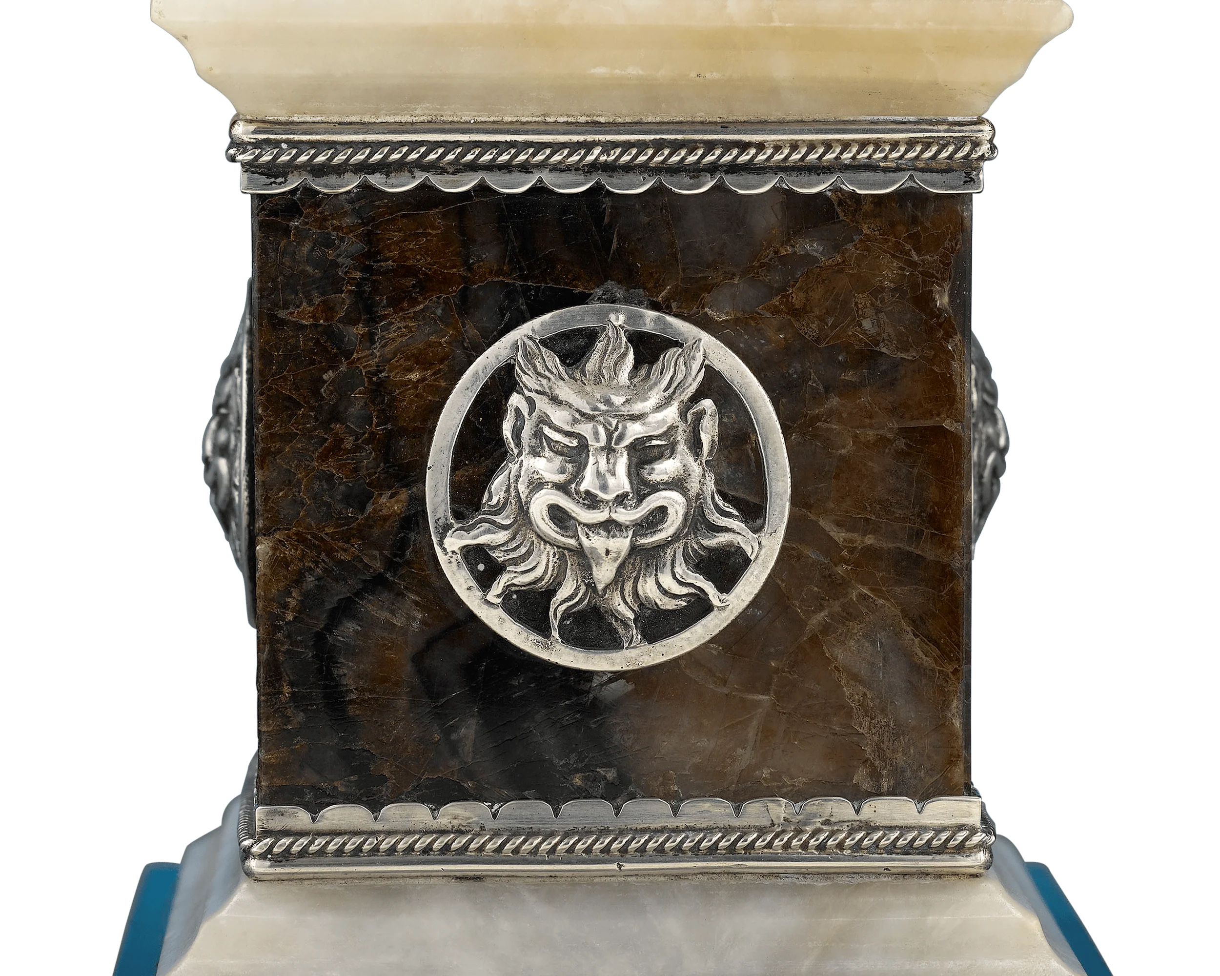 Georgian Blue John and Silver Urn - Image 3